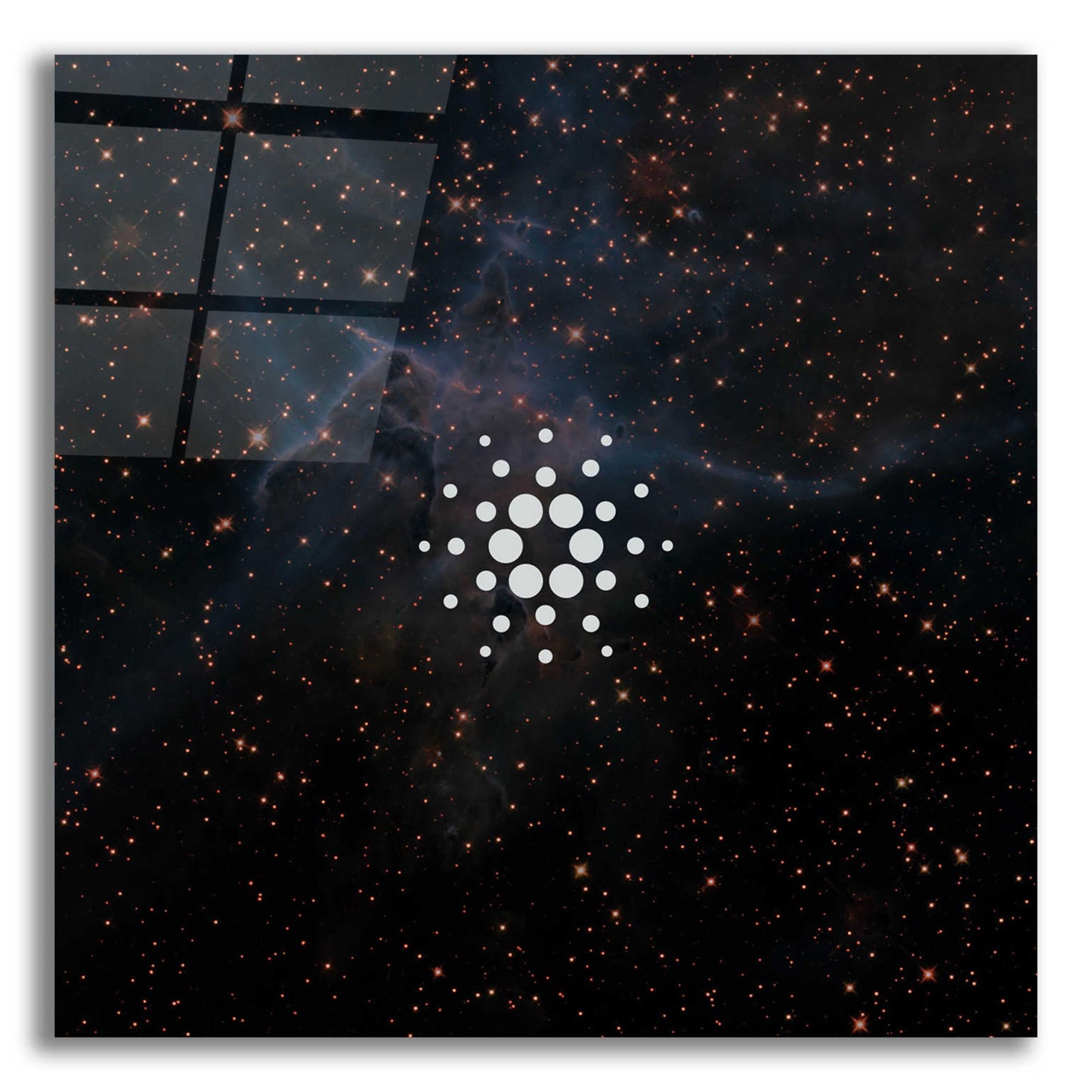 Epic Art 'Constellation Cardano' by Epic Portfolio, Acrylic Glass Wall Art,12x12