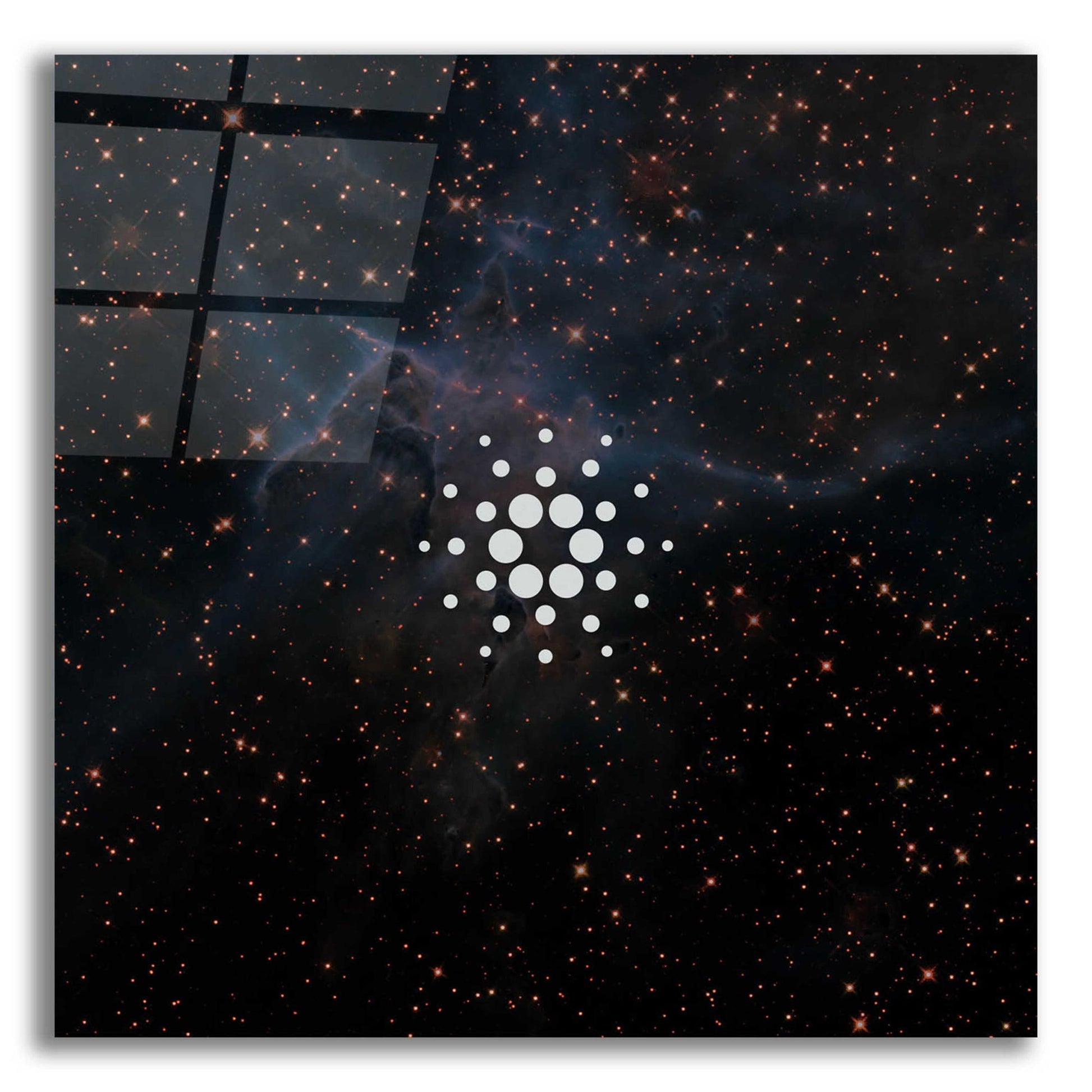 Epic Art 'Constellation Cardano' by Epic Portfolio, Acrylic Glass Wall Art,12x12