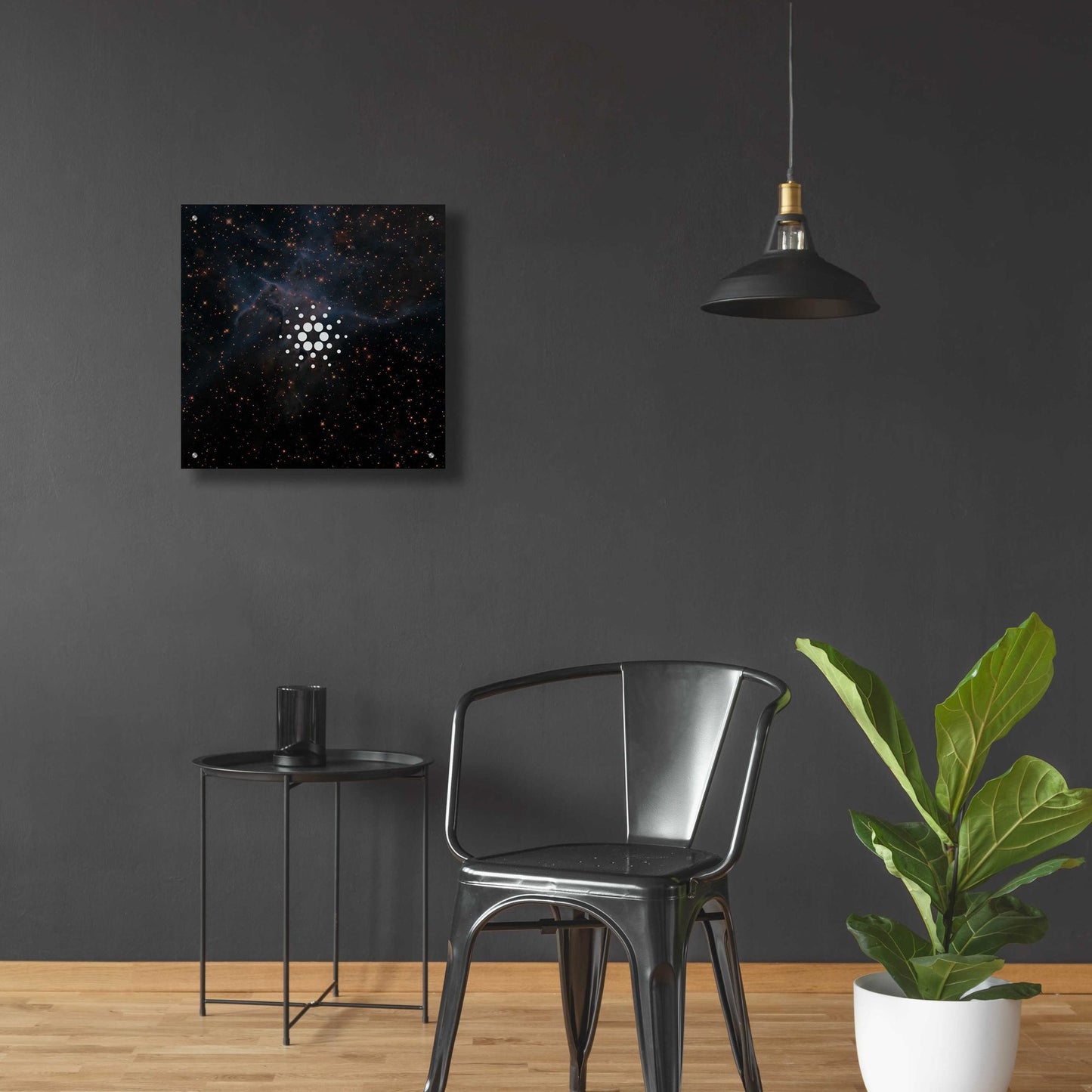 Epic Art 'Constellation Cardano' by Epic Portfolio, Acrylic Glass Wall Art,24x24