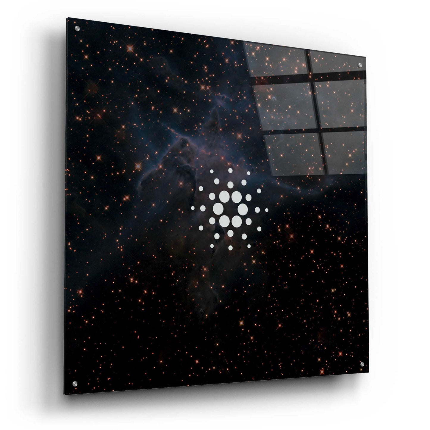 Epic Art 'Constellation Cardano' by Epic Portfolio, Acrylic Glass Wall Art,36x36