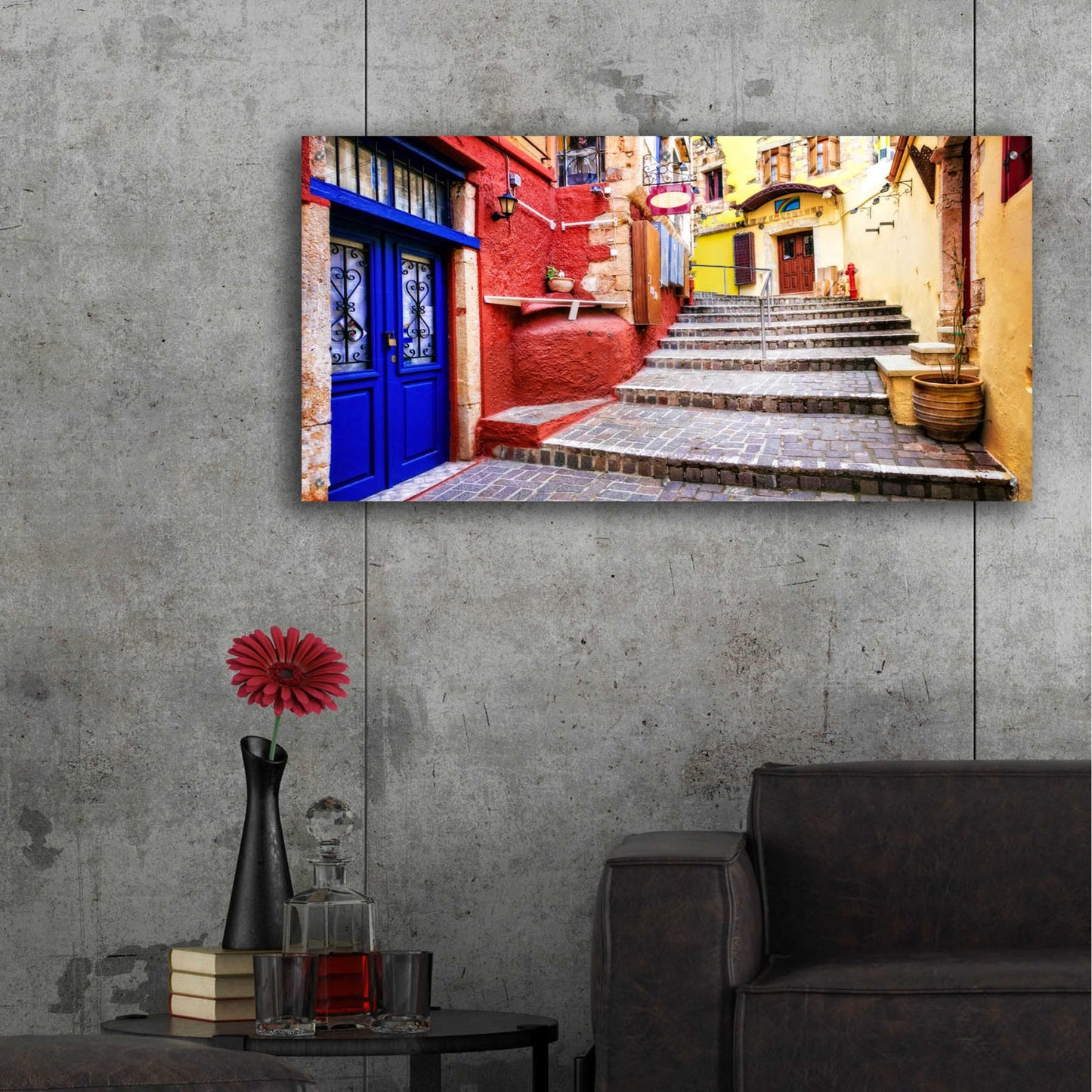 Epic Art 'A Casa' by Epic Portfolio, Acrylic Glass Wall Art,48x24