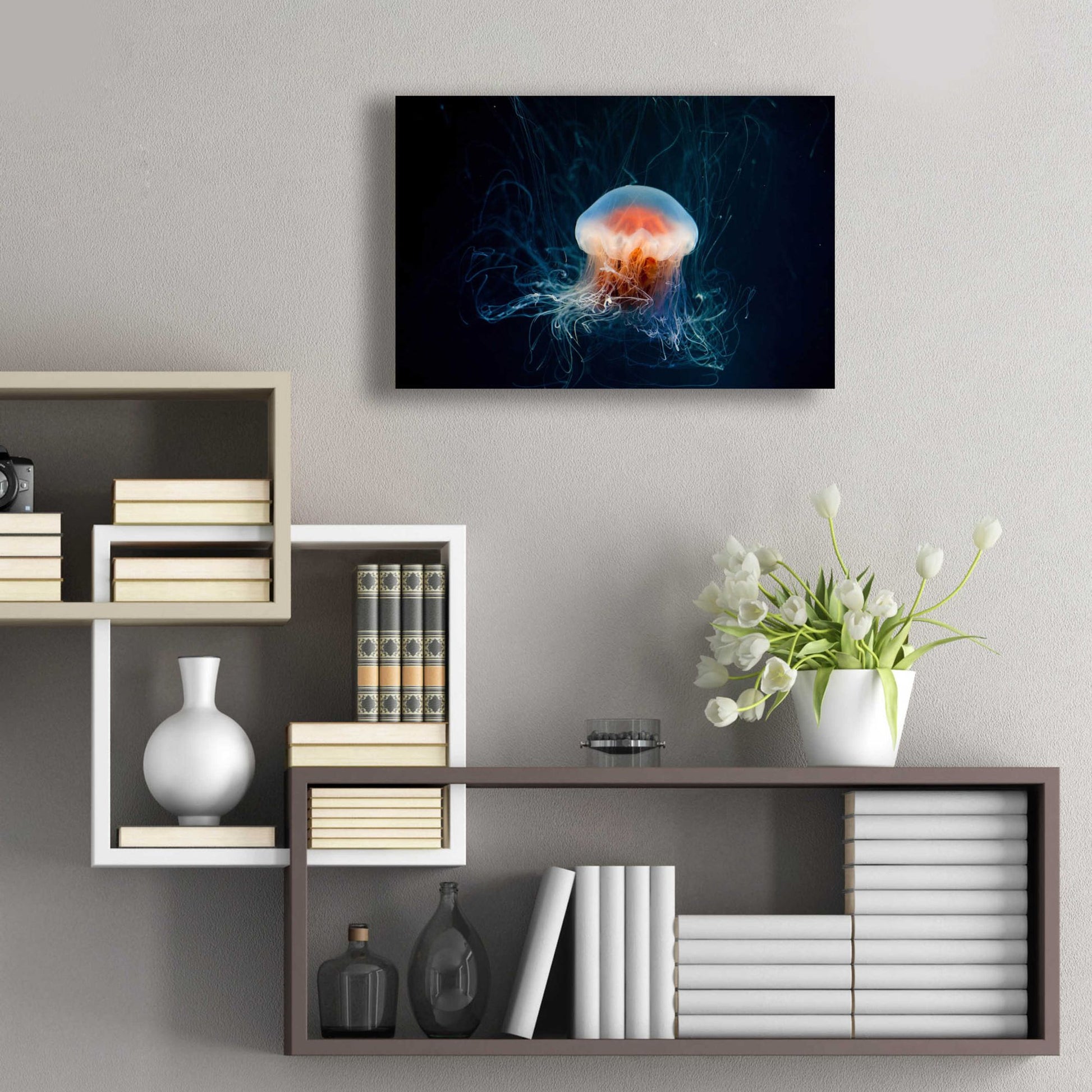 Epic Art 'Blast Off' by Epic Portfolio, Acrylic Glass Wall Art,24x16