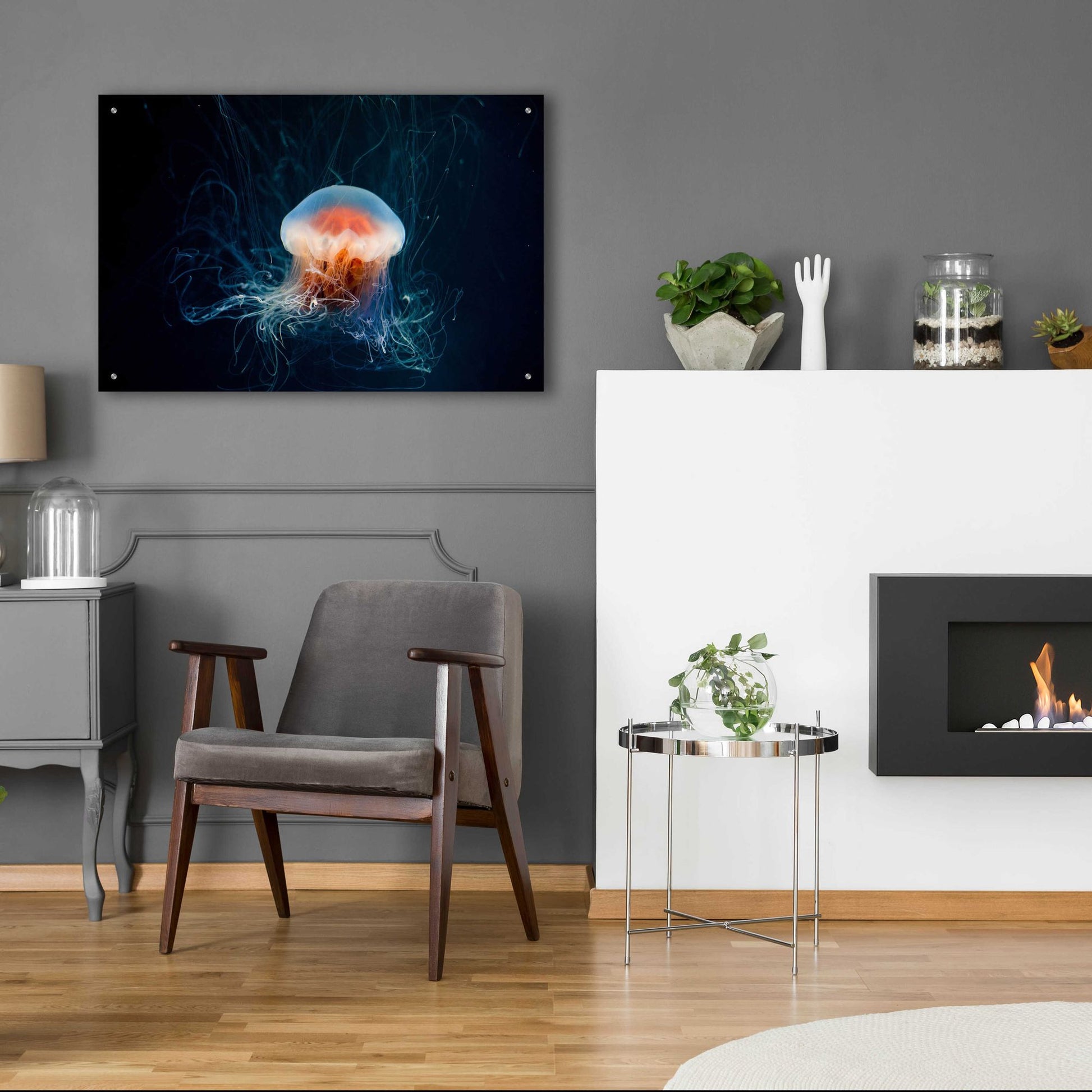 Epic Art 'Blast Off' by Epic Portfolio, Acrylic Glass Wall Art,36x24