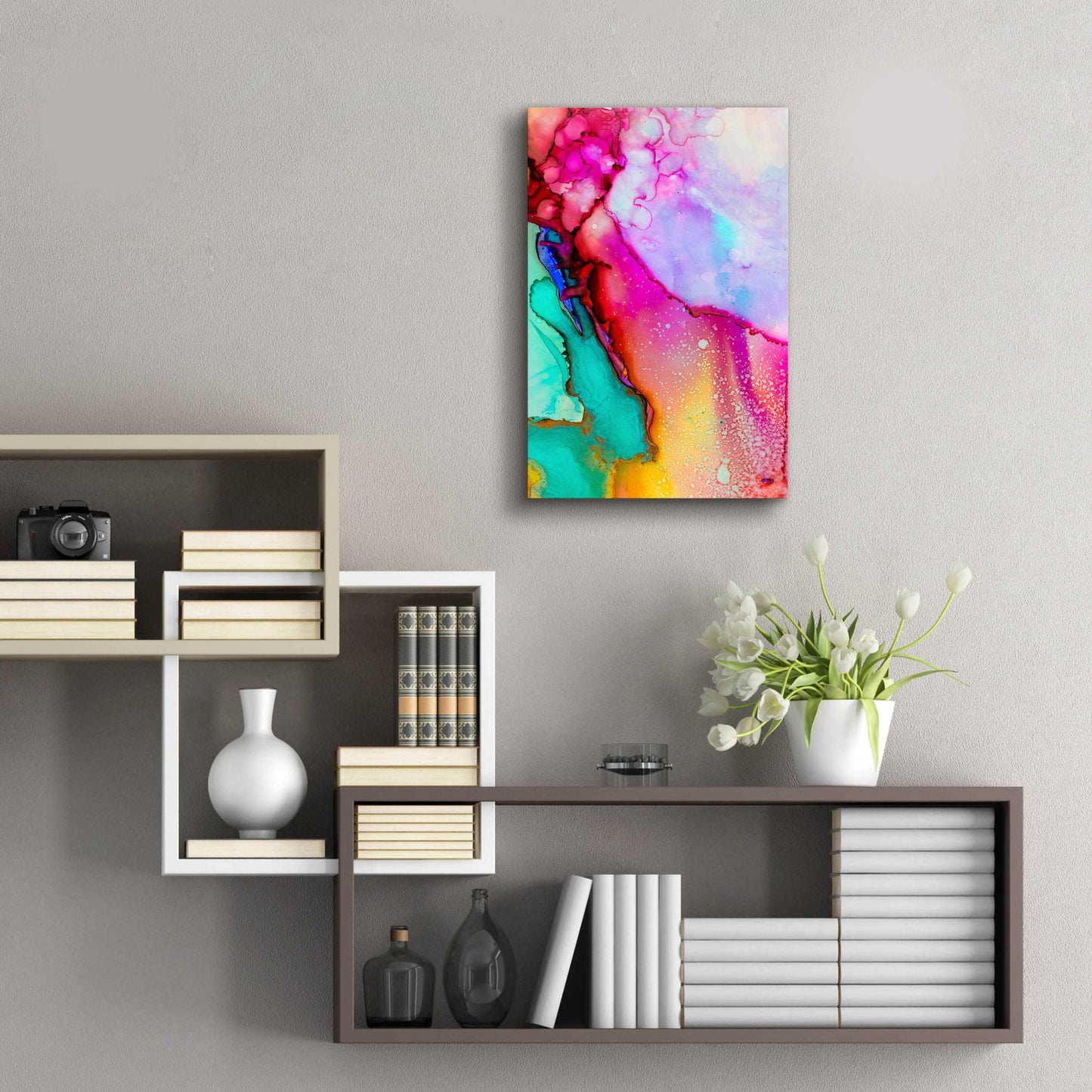 Epic Art 'Boil Over' by Epic Portfolio, Acrylic Glass Wall Art,16x24