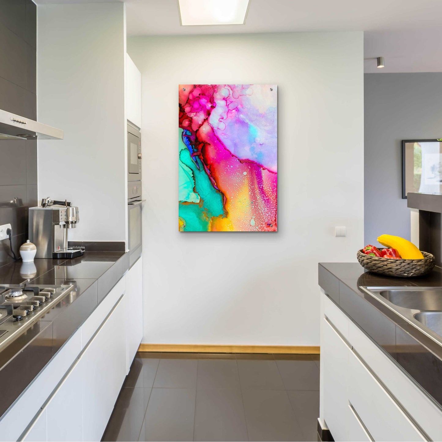 Epic Art 'Boil Over' by Epic Portfolio, Acrylic Glass Wall Art,24x36