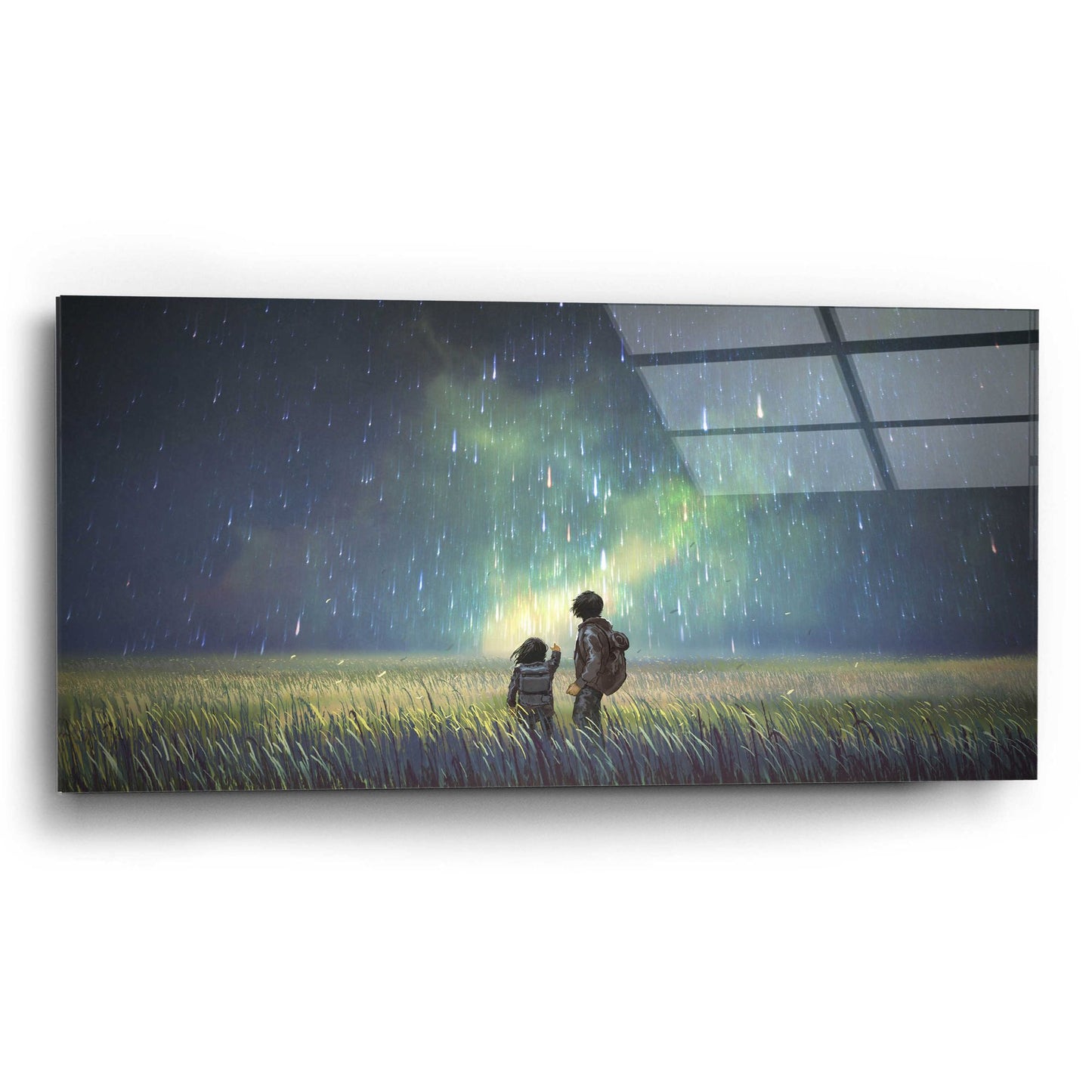 Epic Art 'Curious Mind' by Epic Portfolio, Acrylic Glass Wall Art,24x12