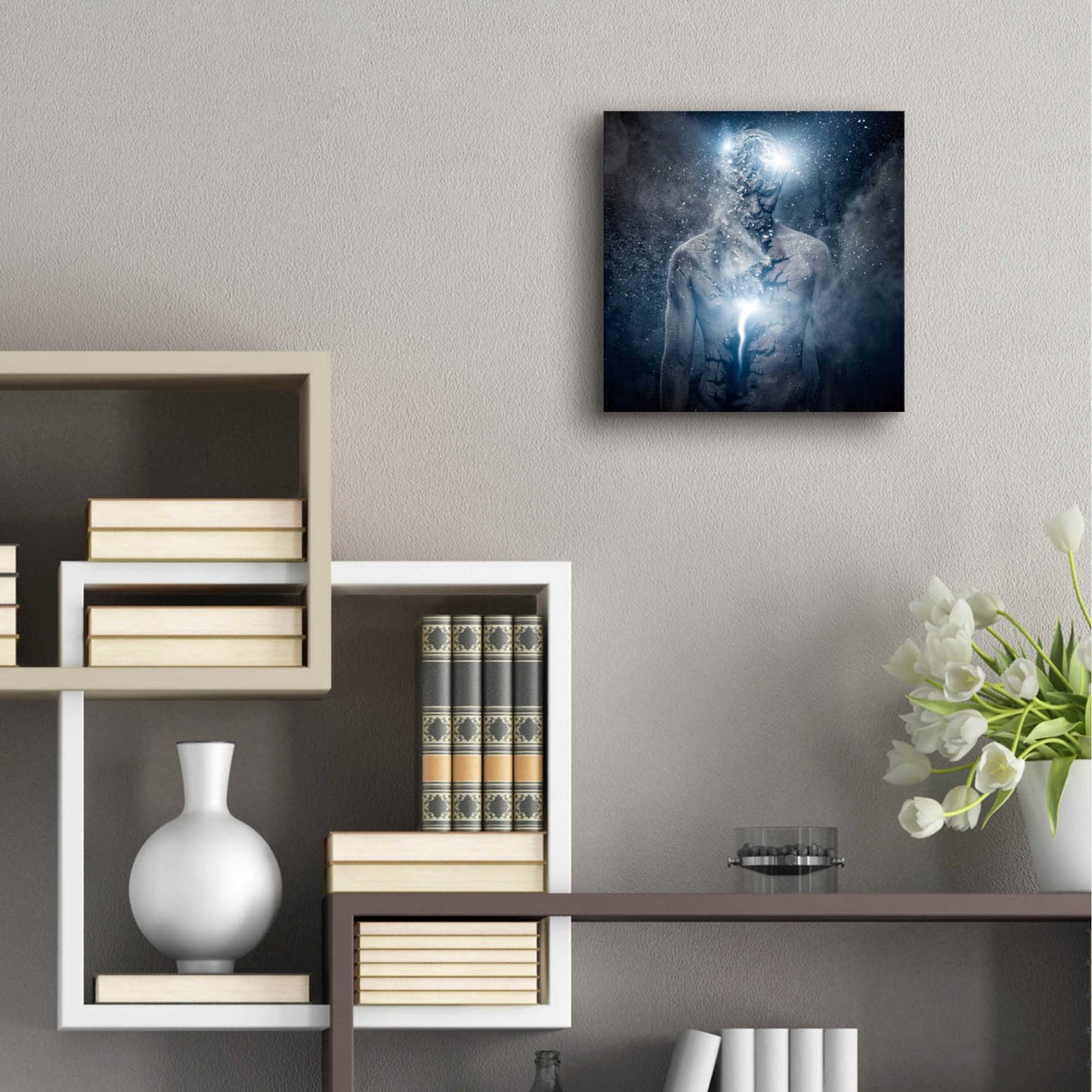 Epic Art 'Fleeing Of The Soul' by Epic Portfolio, Acrylic Glass Wall Art,12x12