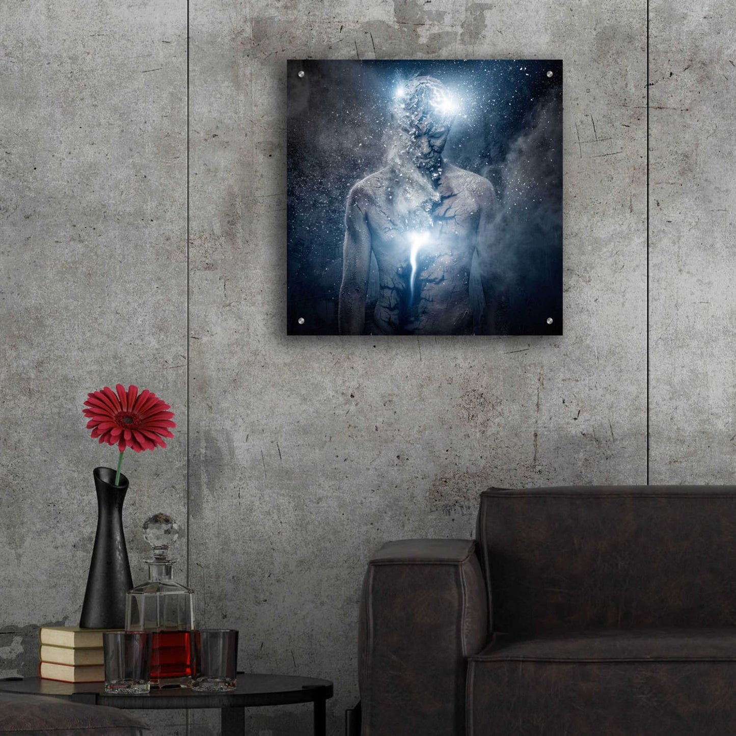 Epic Art 'Fleeing Of The Soul' by Epic Portfolio, Acrylic Glass Wall Art,24x24