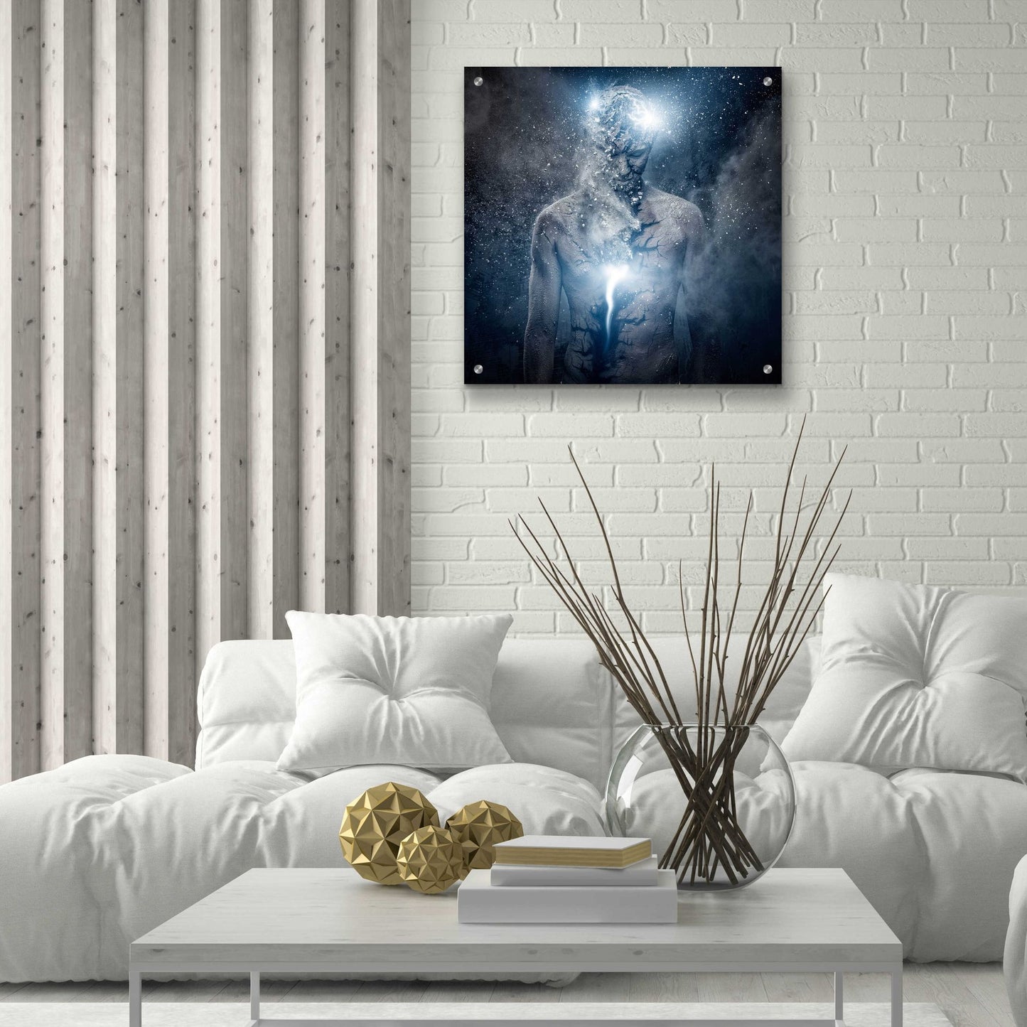 Epic Art 'Fleeing Of The Soul' by Epic Portfolio, Acrylic Glass Wall Art,24x24