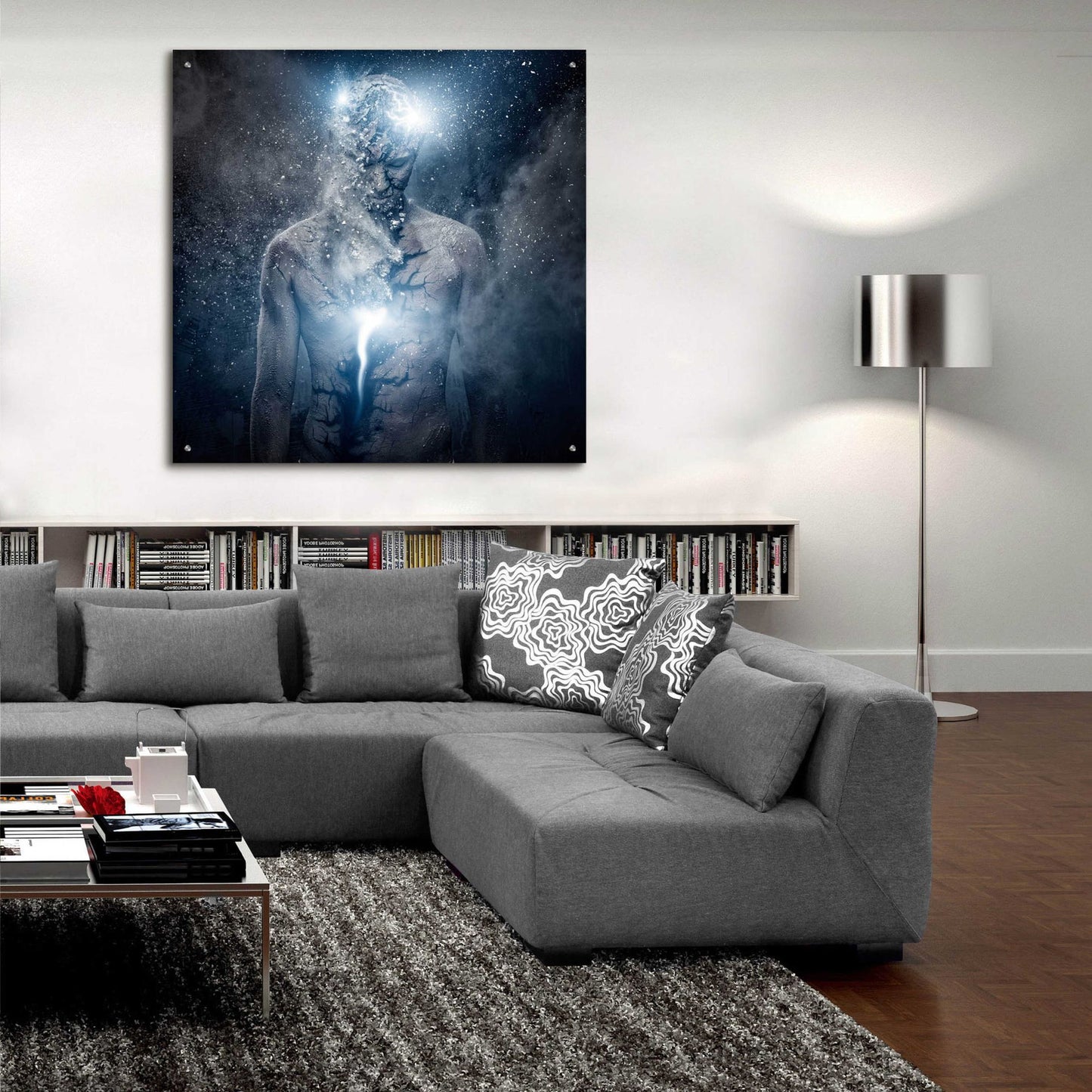 Epic Art 'Fleeing Of The Soul' by Epic Portfolio, Acrylic Glass Wall Art,36x36