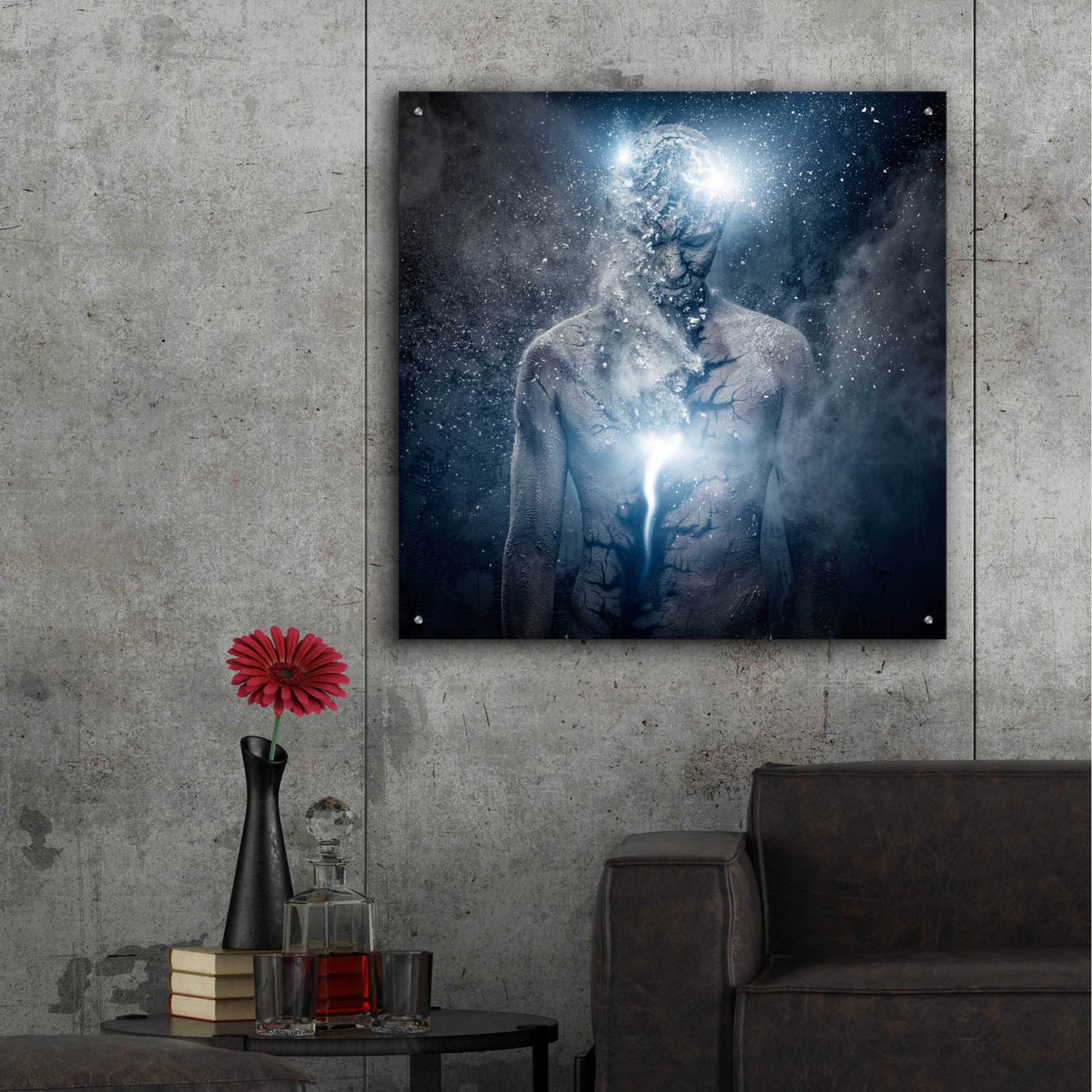 Epic Art 'Fleeing Of The Soul' by Epic Portfolio, Acrylic Glass Wall Art,36x36