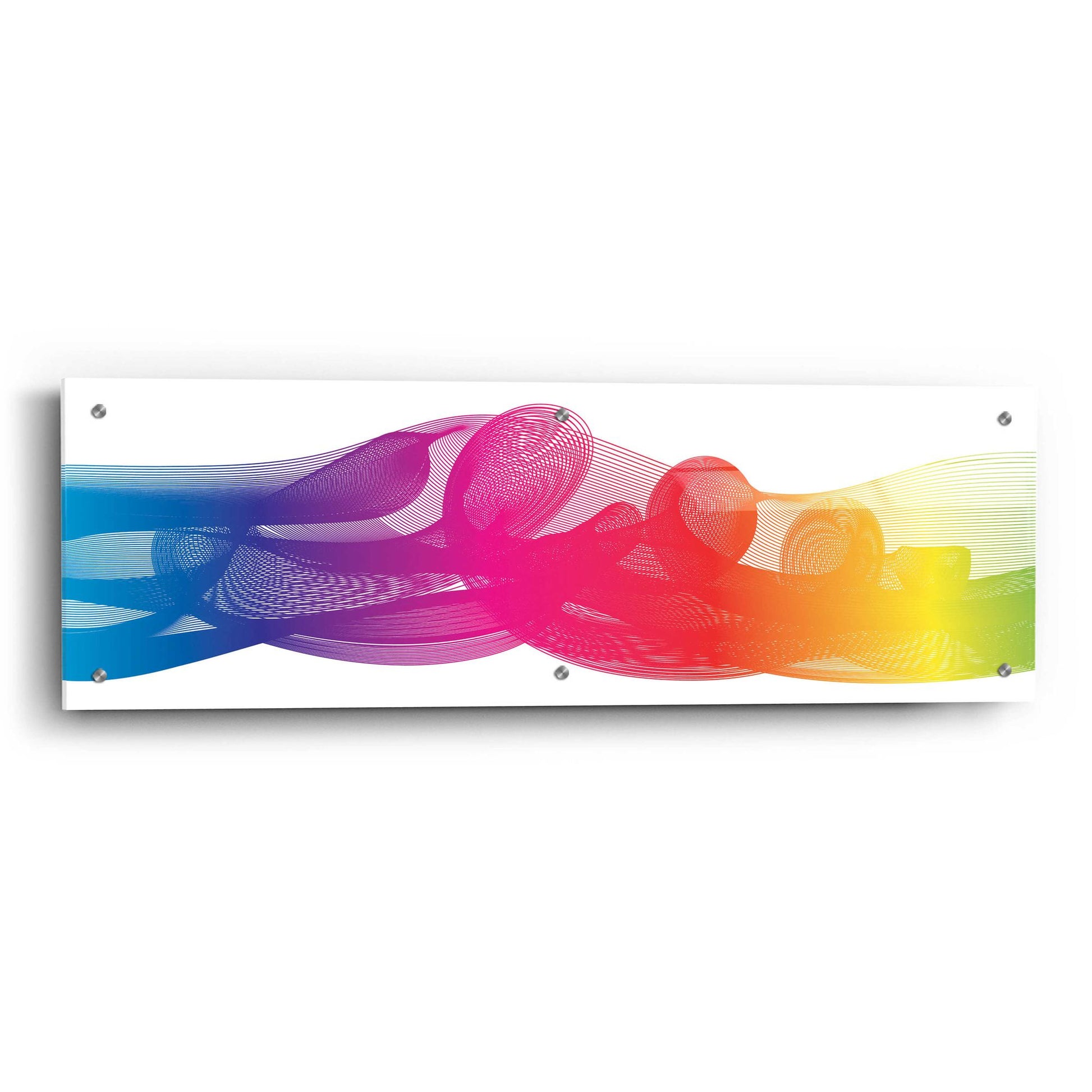 Epic Art 'Hyperloop' by Epic Portfolio, Acrylic Glass Wall Art,36x12