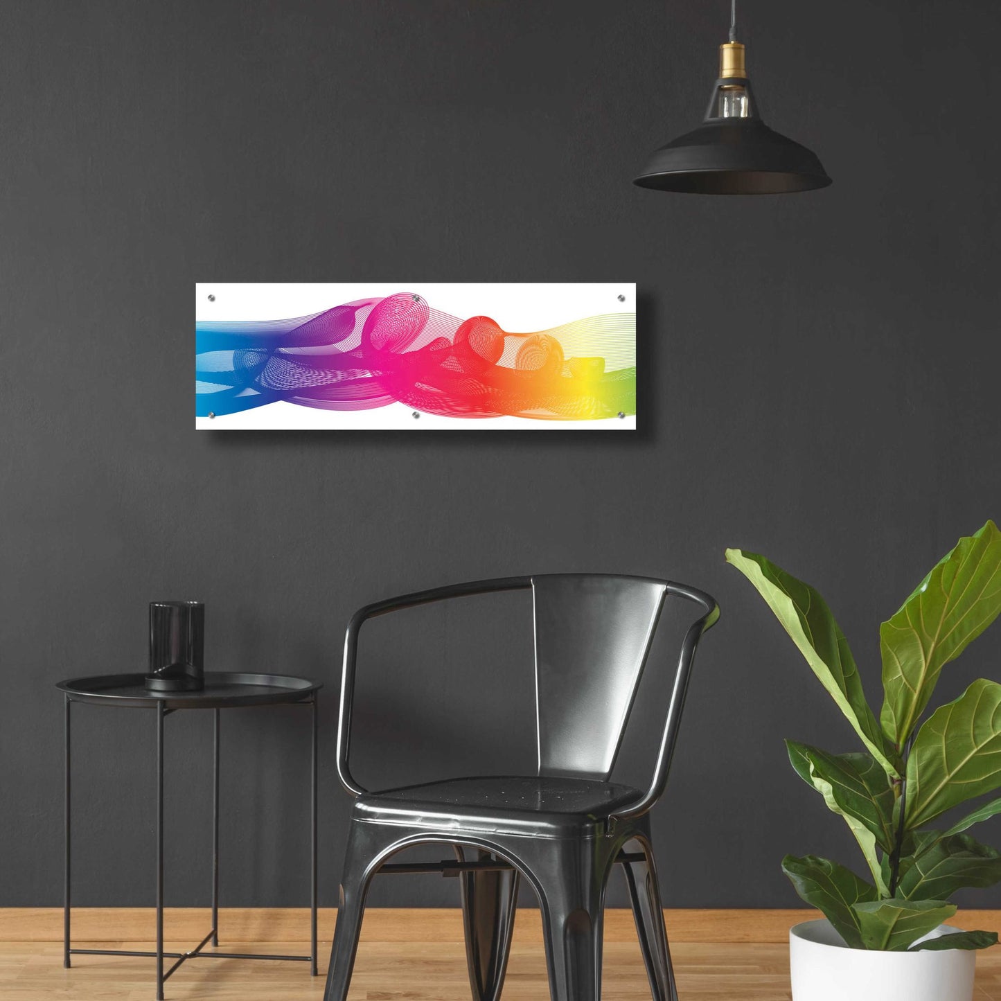 Epic Art 'Hyperloop' by Epic Portfolio, Acrylic Glass Wall Art,36x12