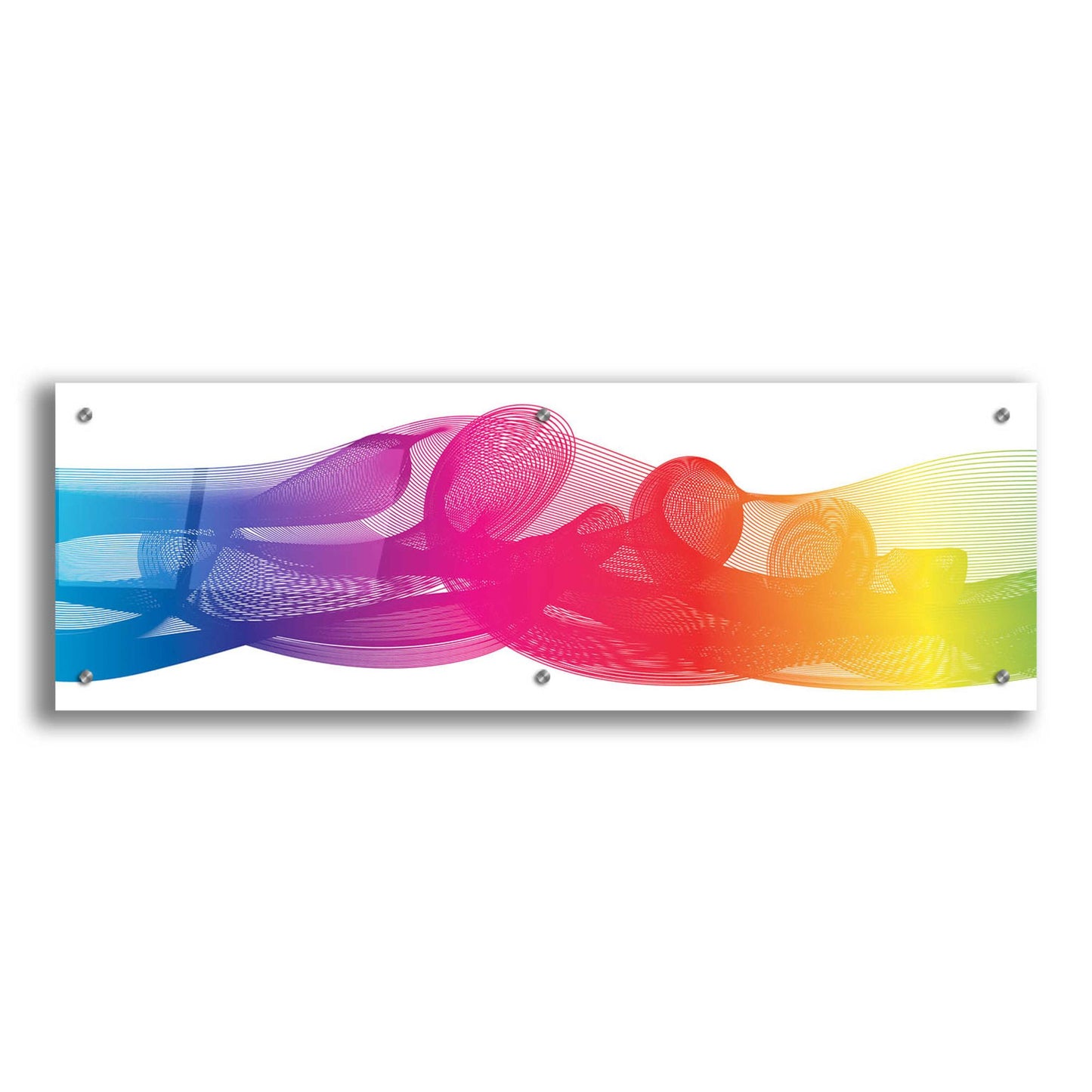 Epic Art 'Hyperloop' by Epic Portfolio, Acrylic Glass Wall Art,36x12