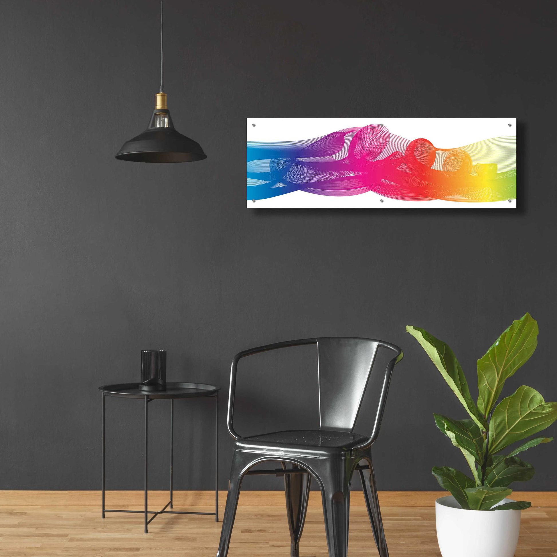 Epic Art 'Hyperloop' by Epic Portfolio, Acrylic Glass Wall Art,48x16