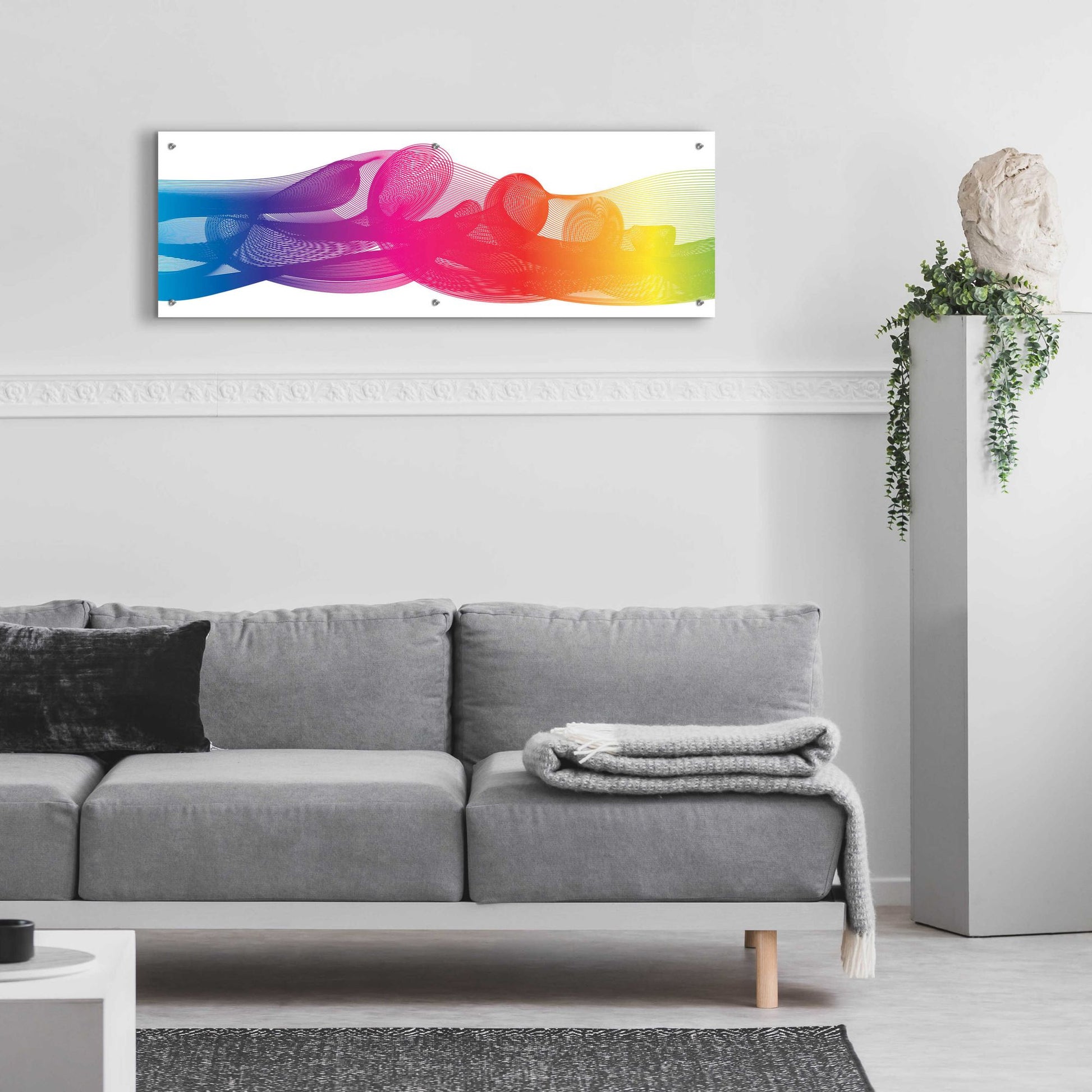 Epic Art 'Hyperloop' by Epic Portfolio, Acrylic Glass Wall Art,48x16