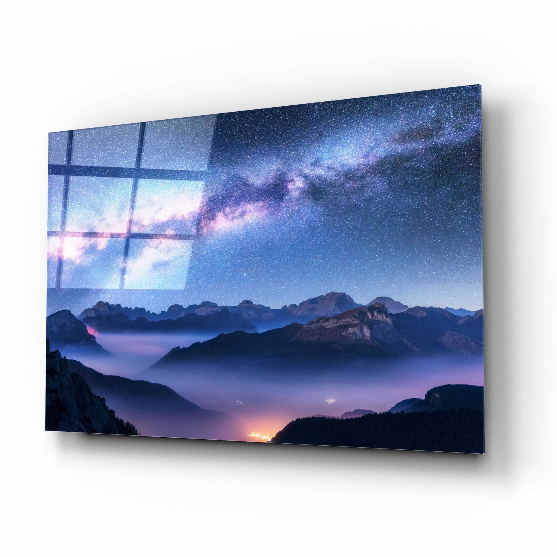 Epic Art 'Inside The Milky Way' by Epic Portfolio, Acrylic Glass Wall Art,16x12