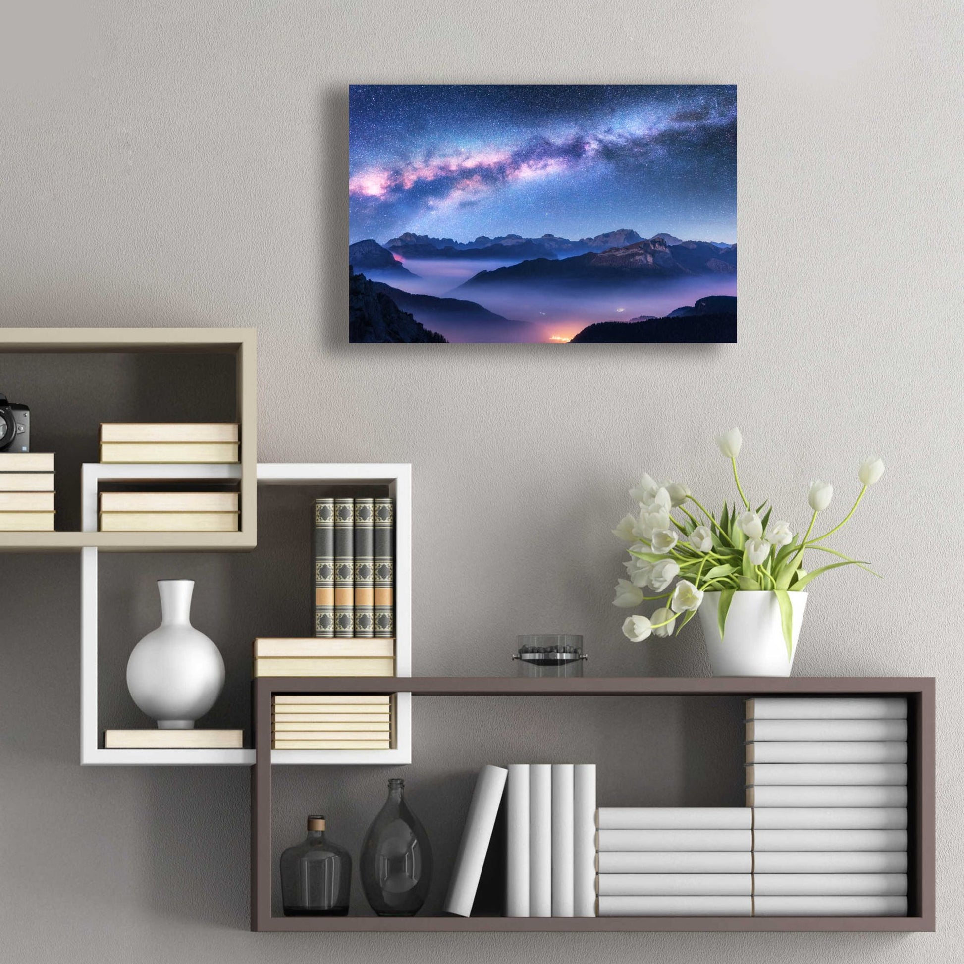 Epic Art 'Inside The Milky Way' by Epic Portfolio, Acrylic Glass Wall Art,24x16