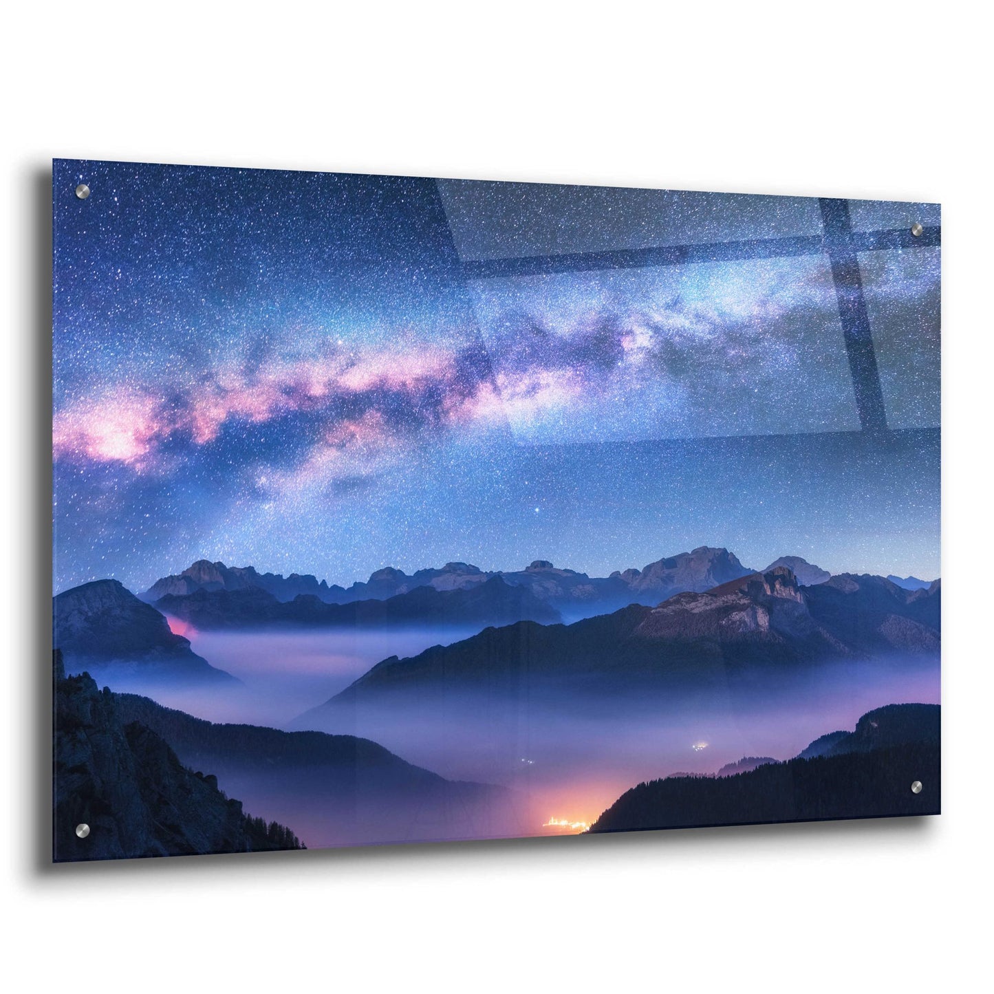 Epic Art 'Inside The Milky Way' by Epic Portfolio, Acrylic Glass Wall Art,36x24