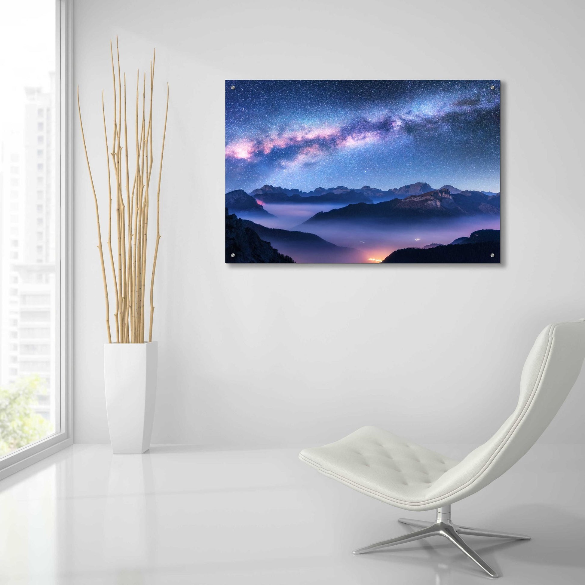 Epic Art 'Inside The Milky Way' by Epic Portfolio, Acrylic Glass Wall Art,36x24