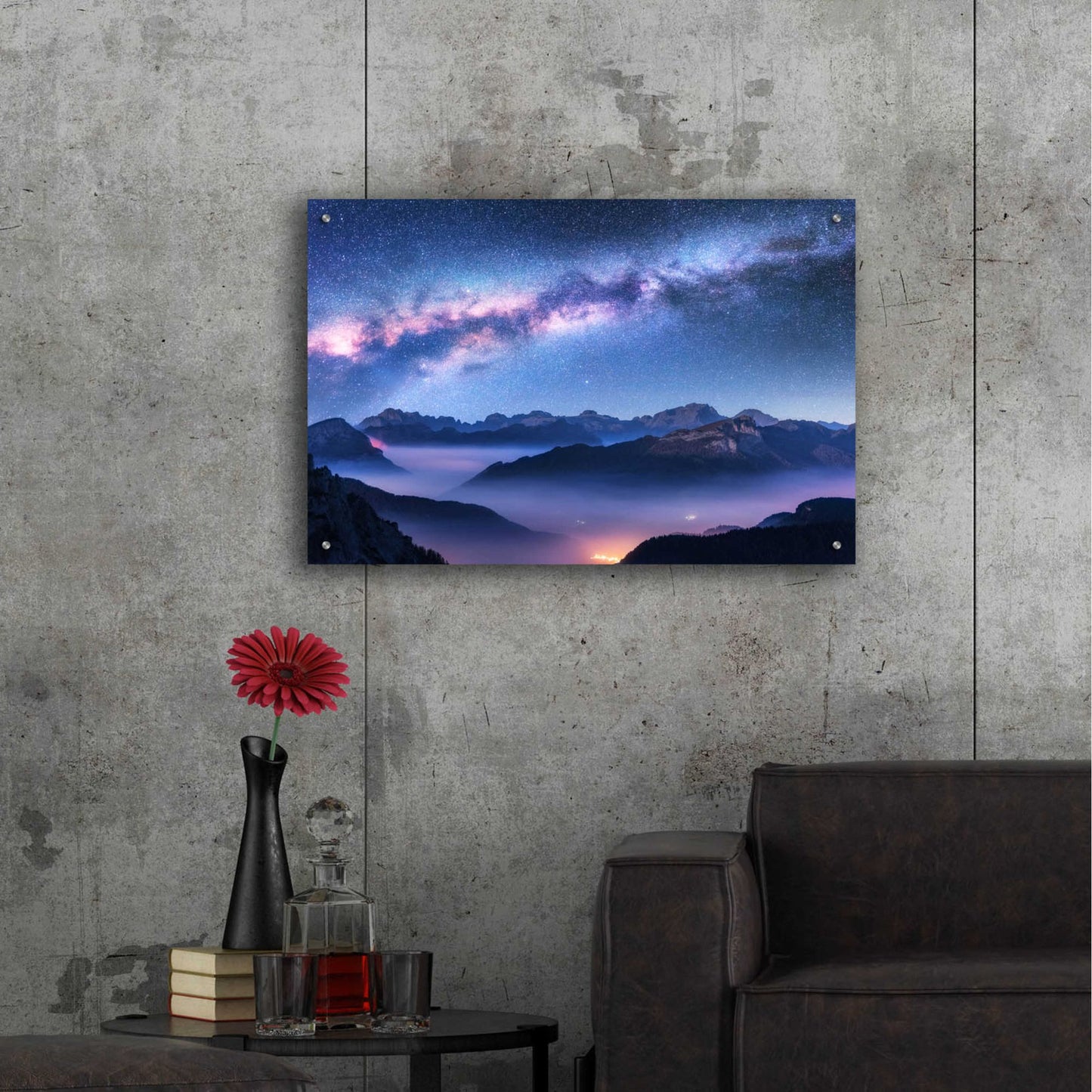 Epic Art 'Inside The Milky Way' by Epic Portfolio, Acrylic Glass Wall Art,36x24