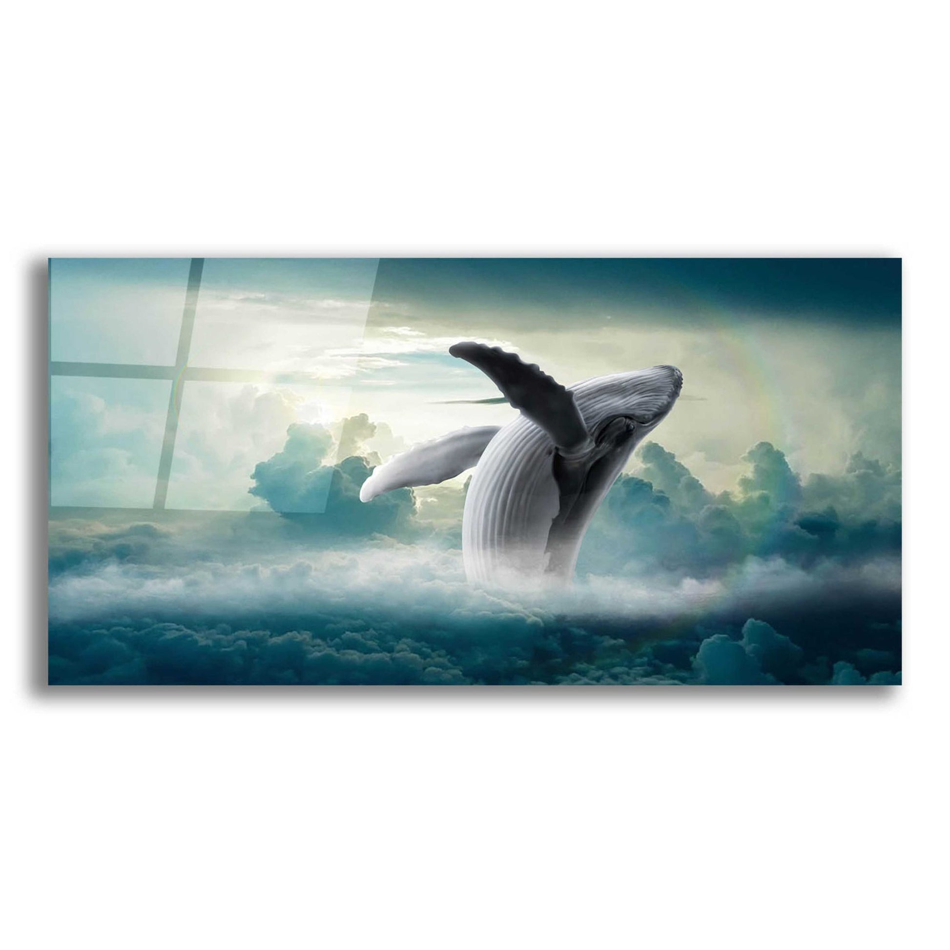 Epic Art 'Weightlessness' by Epic Portfolio, Acrylic Glass Wall Art,24x12