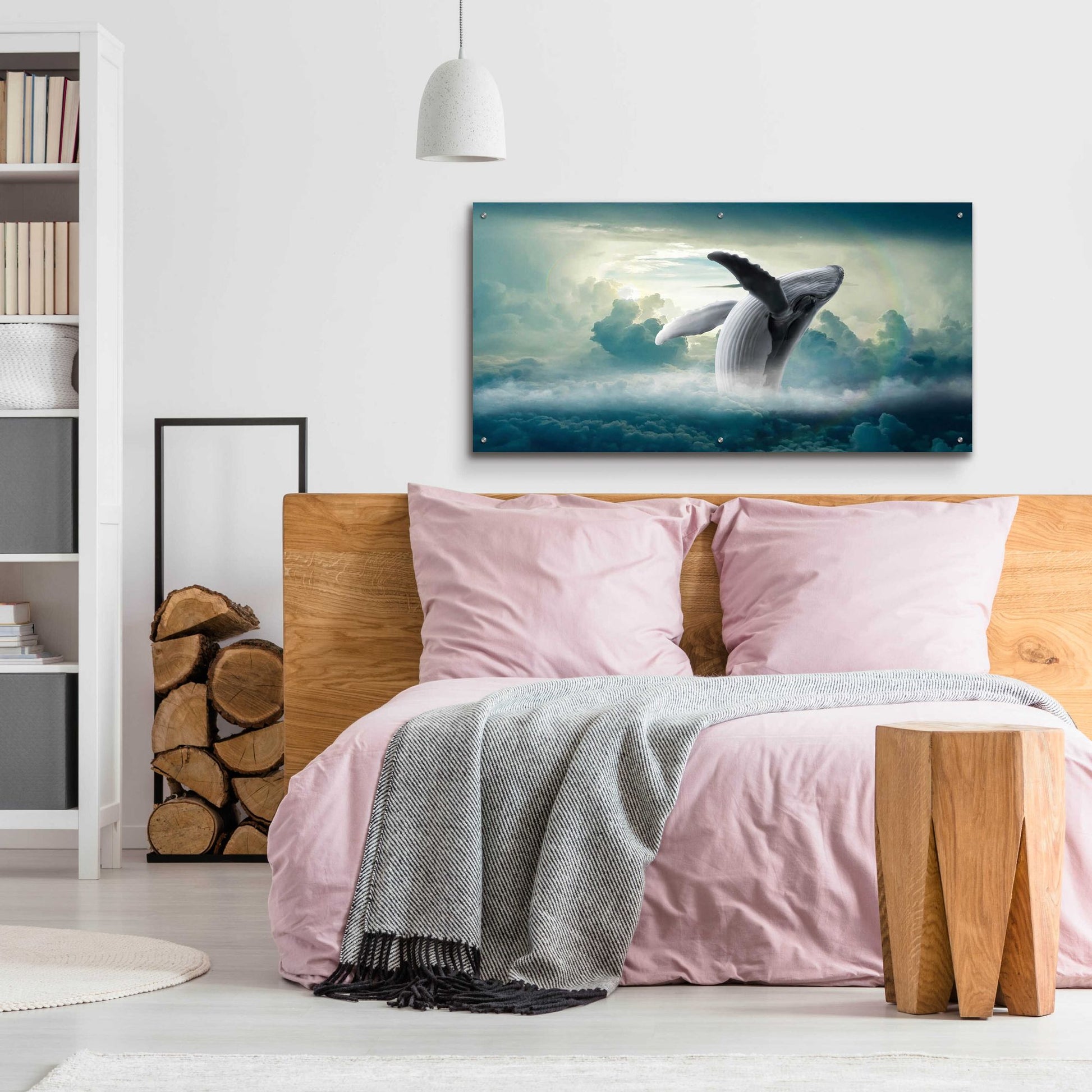 Epic Art 'Weightlessness' by Epic Portfolio, Acrylic Glass Wall Art,48x24