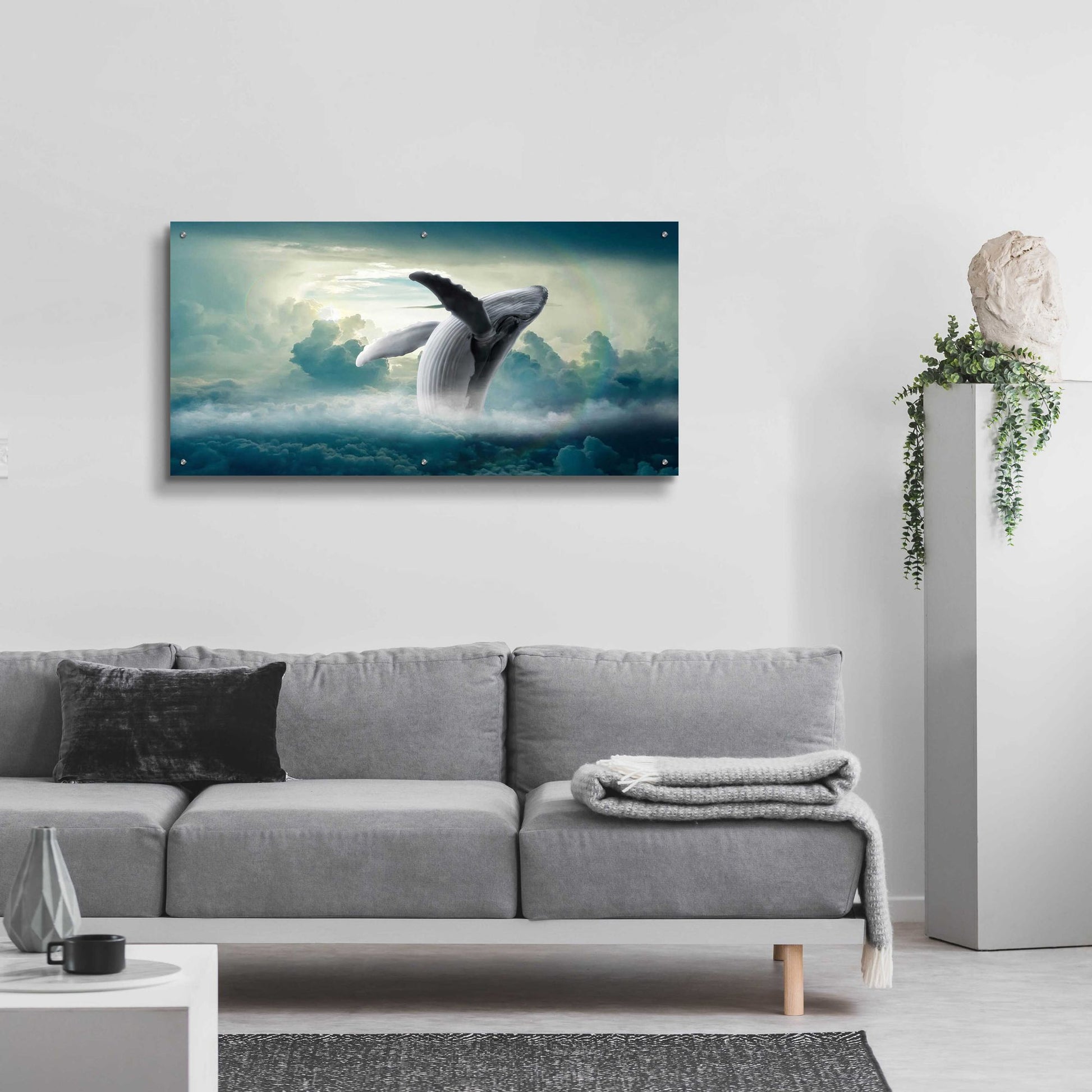 Epic Art 'Weightlessness' by Epic Portfolio, Acrylic Glass Wall Art,48x24