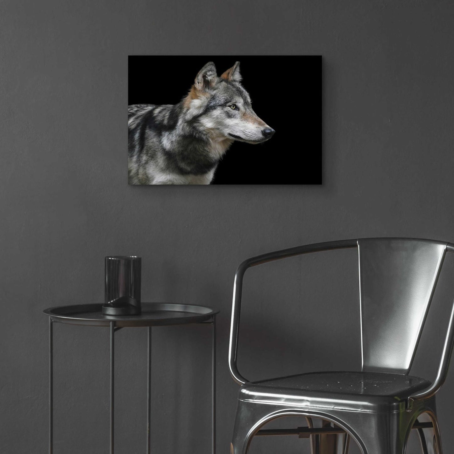 Epic Art 'Wolf' by Epic Portfolio, Acrylic Glass Wall Art,24x16