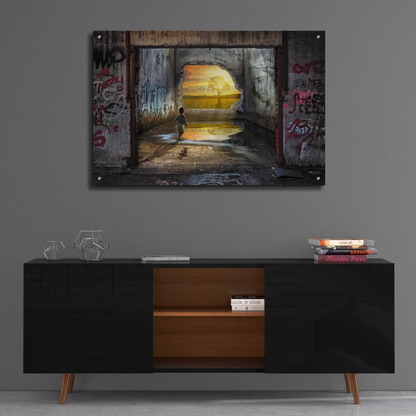 Epic Art 'The Great Beyond' by Alan, Acrylic Glass Wall Art,36x24