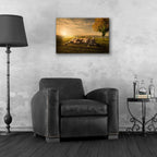 Epic Art 'Sunset Sleeping' by Alan, Acrylic Glass Wall Art,24x16