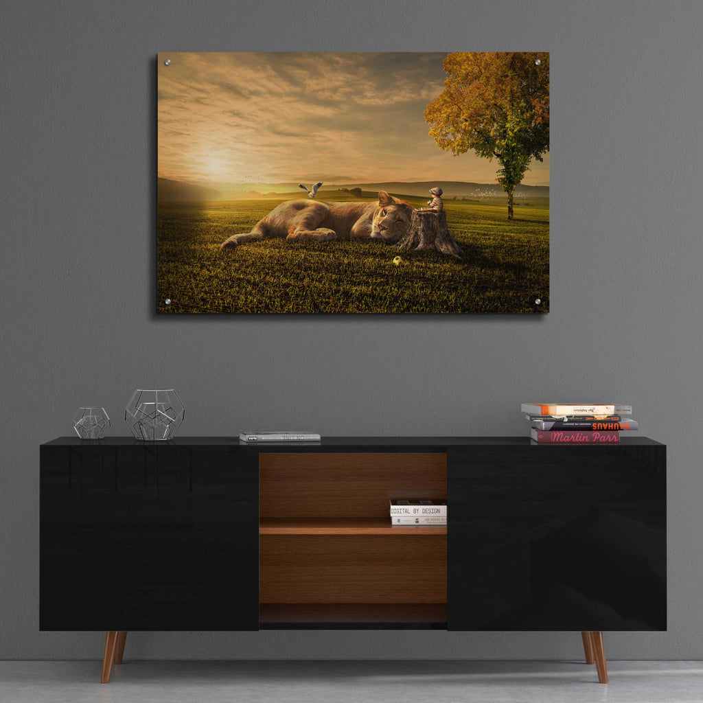 Epic Art 'Sunset Sleeping' by Alan, Acrylic Glass Wall Art,36x24