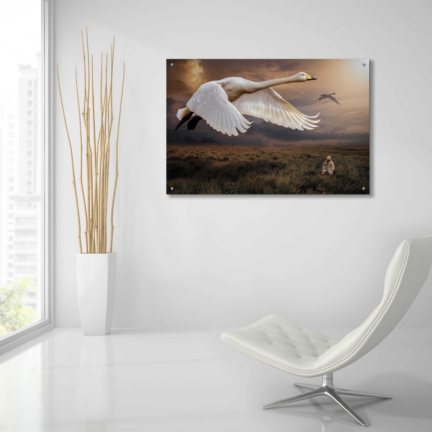 Epic Art 'Take Flight' by Alan, Acrylic Glass Wall Art,36x24