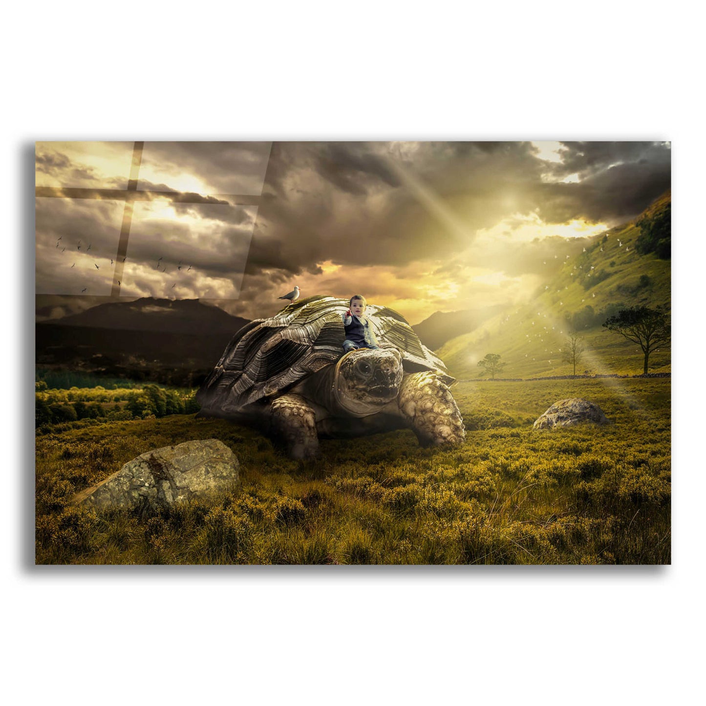 Epic Art 'Onward' by Alan, Acrylic Glass Wall Art,16x12