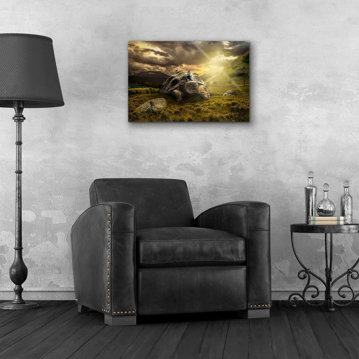 Epic Art 'Onward' by Alan, Acrylic Glass Wall Art,24x16