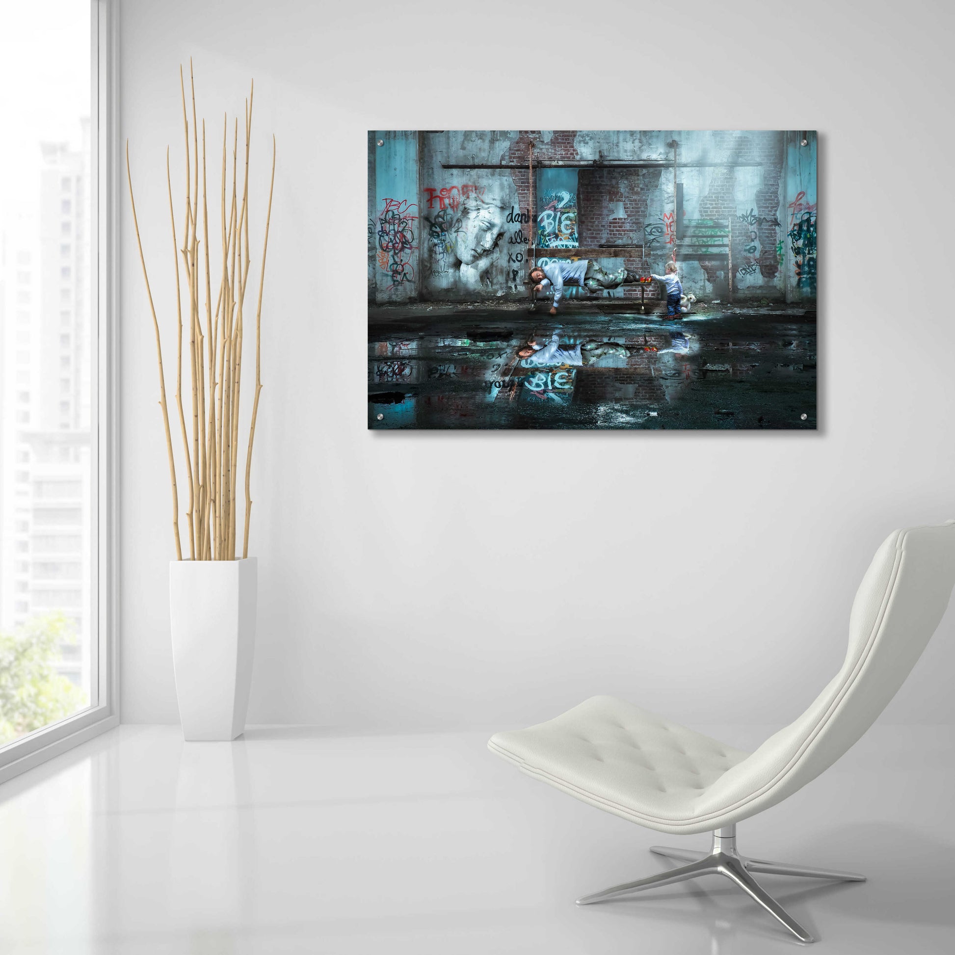 Epic Art 'Care to Share' by Alan, Acrylic Glass Wall Art,36x24