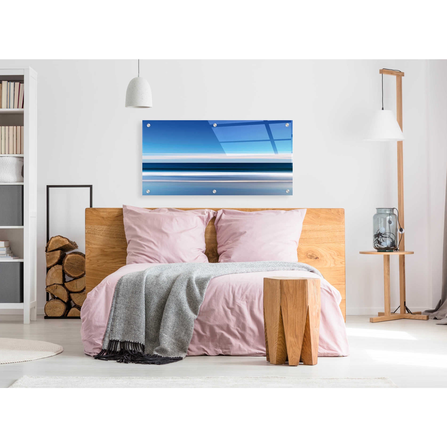 Epic Art 'Lucy Vincent Waves' by Katherine Gendreau, Acrylic Glass Wall Art,48x24