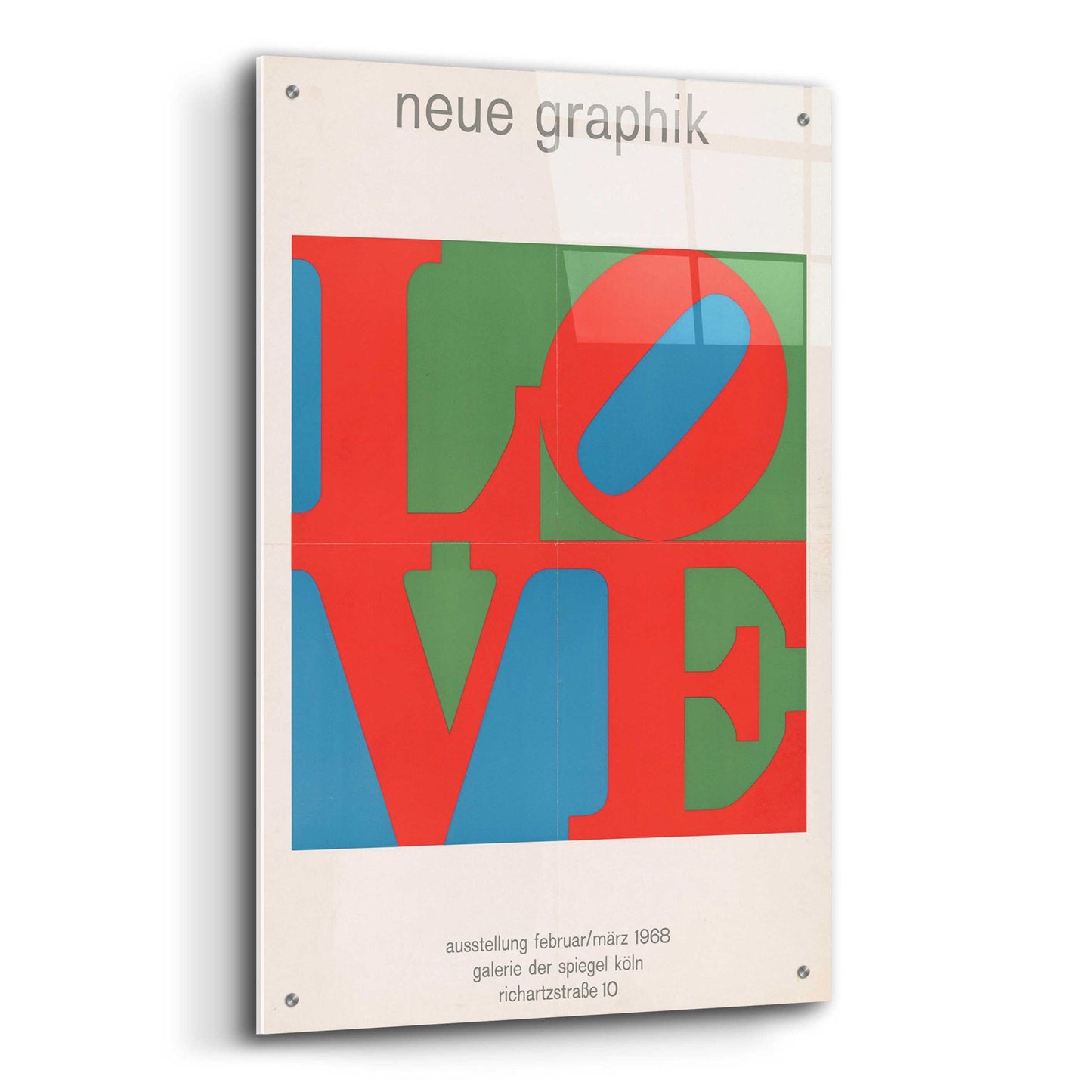 Epic Art 'Love. Neue Graphik (1968)' by Epic Portfolio, Acrylic Glass Wall Art,24x36