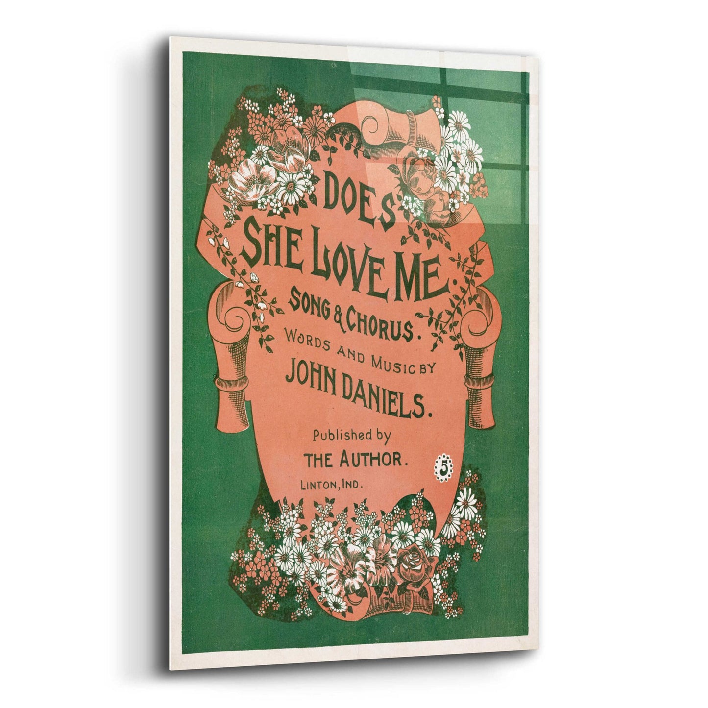 Epic Art 'Does She Love Me (1899)' by Epic Portfolio, Acrylic Glass Wall Art,12x16