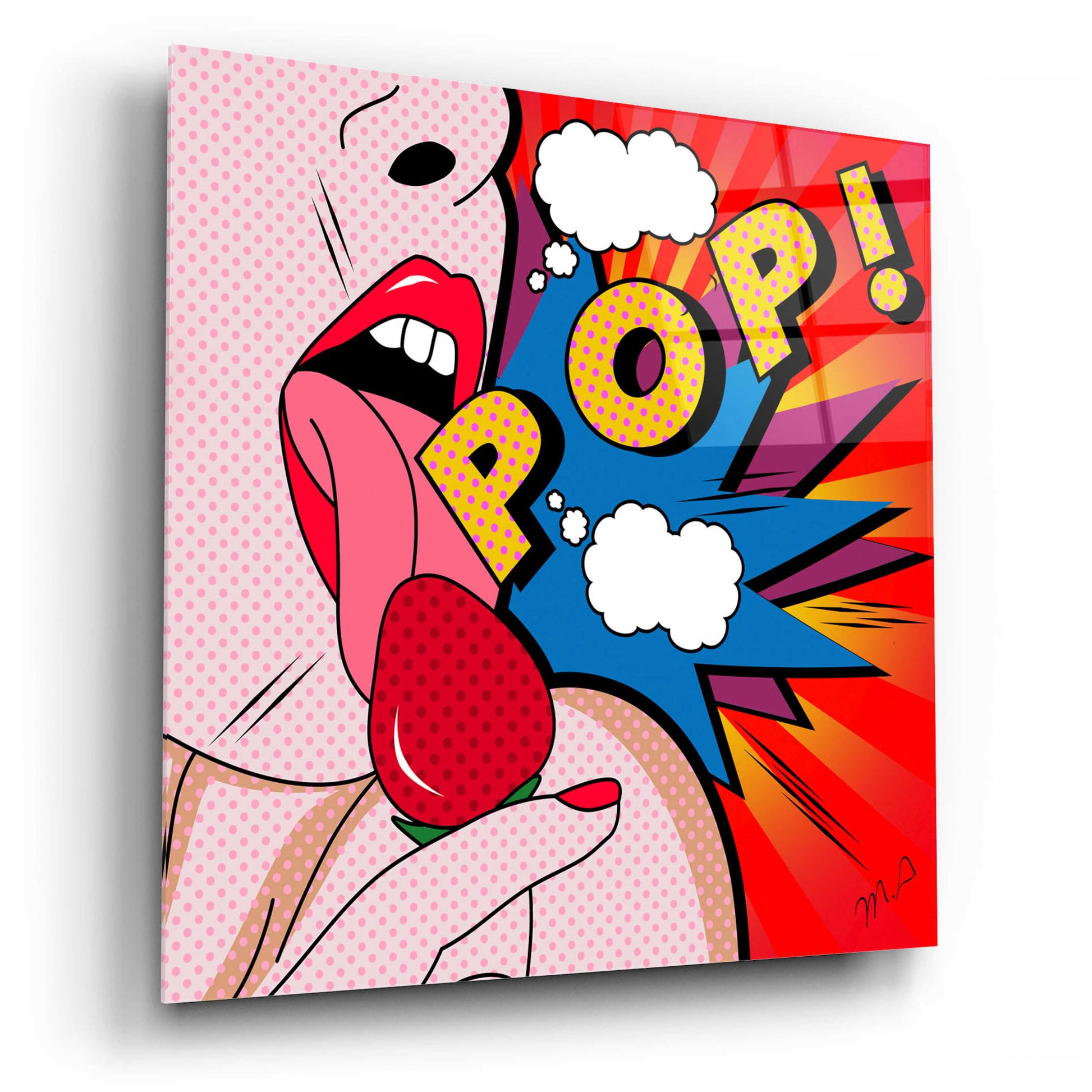 Epic Art 'Pop' by Mark Ashkenazi, Acrylic Glass Wall Art,12x12