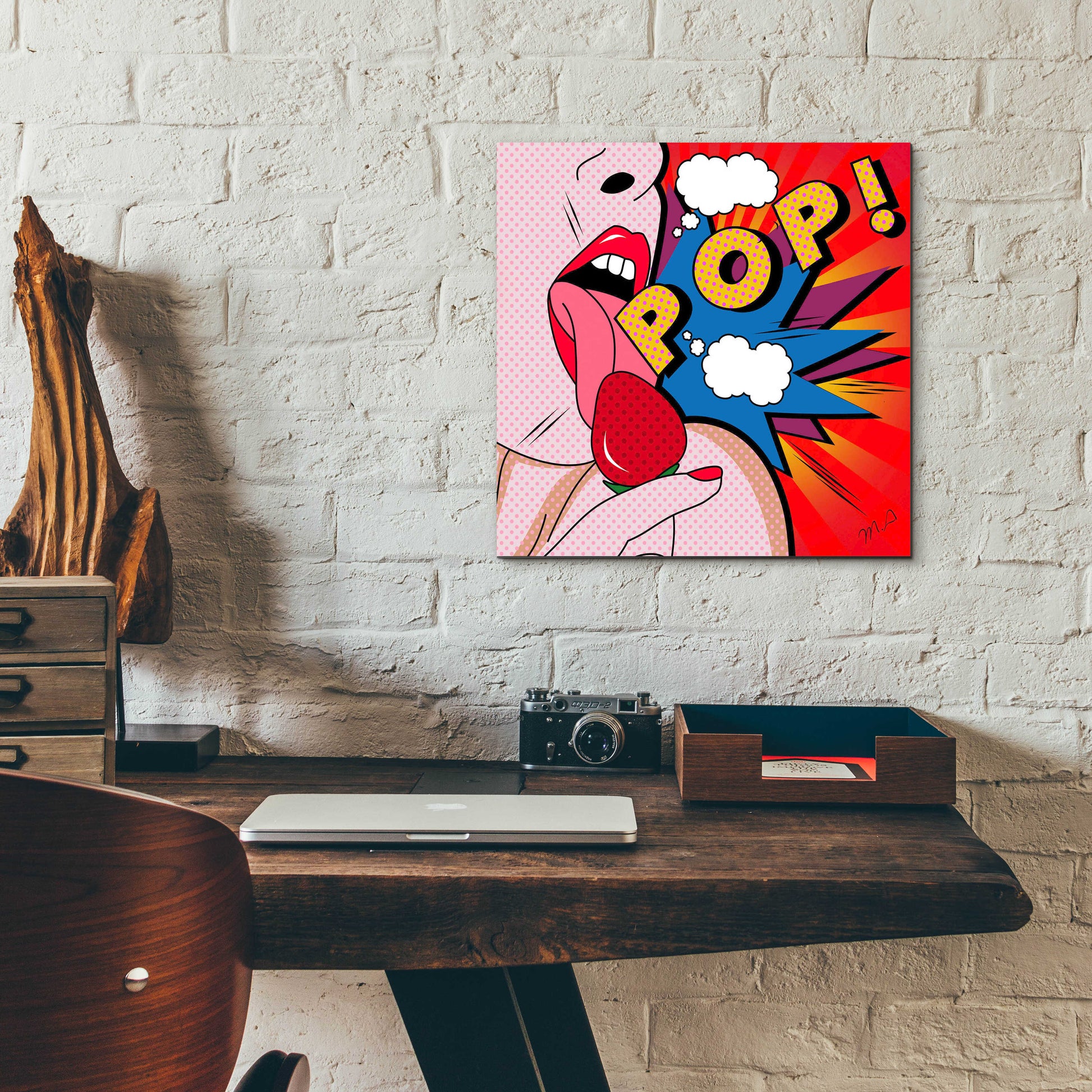 Epic Art 'Pop' by Mark Ashkenazi, Acrylic Glass Wall Art,12x12