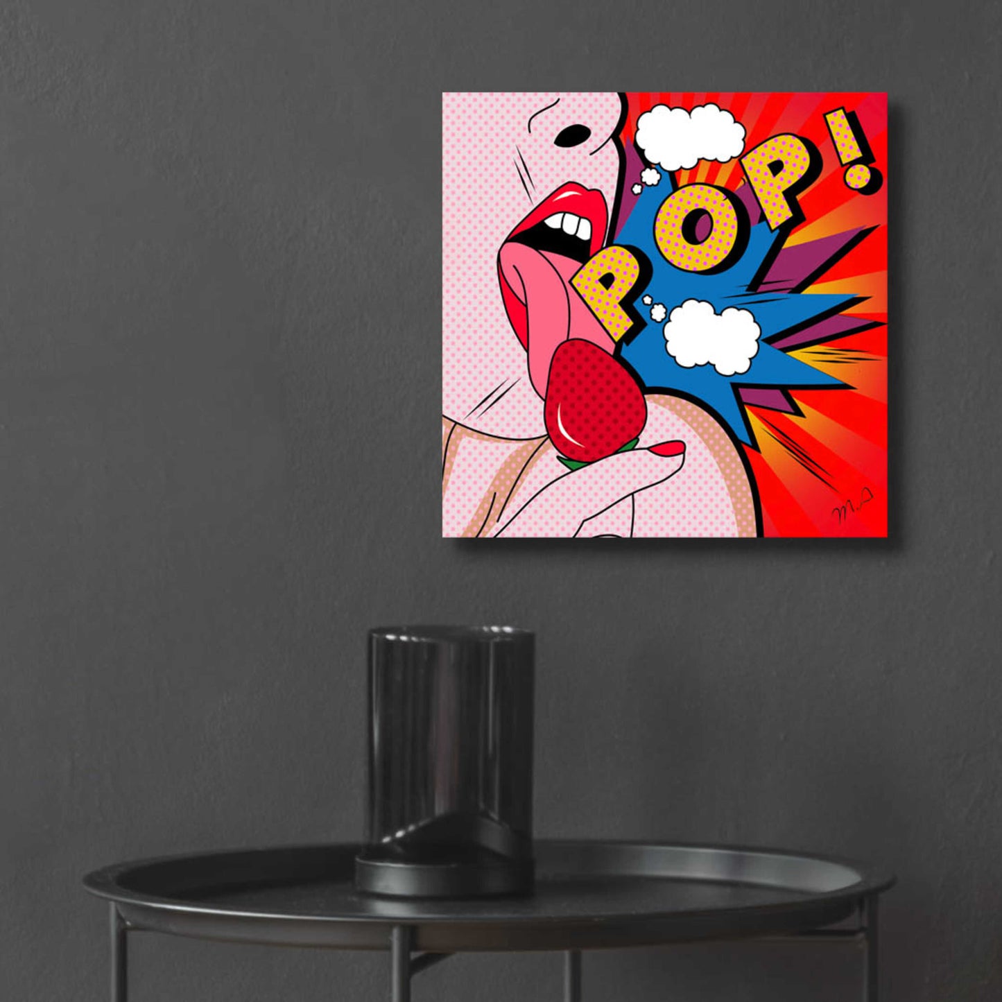 Epic Art 'Pop' by Mark Ashkenazi, Acrylic Glass Wall Art,12x12