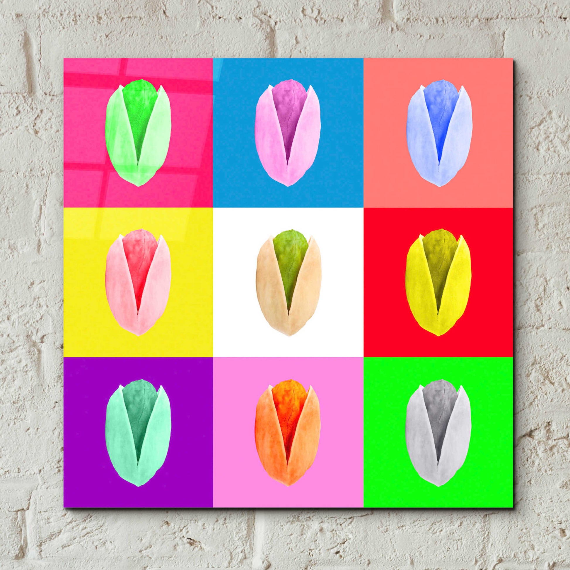 Epic Art 'Pistachio' by Mark Ashkenazi, Acrylic Glass Wall Art,12x12