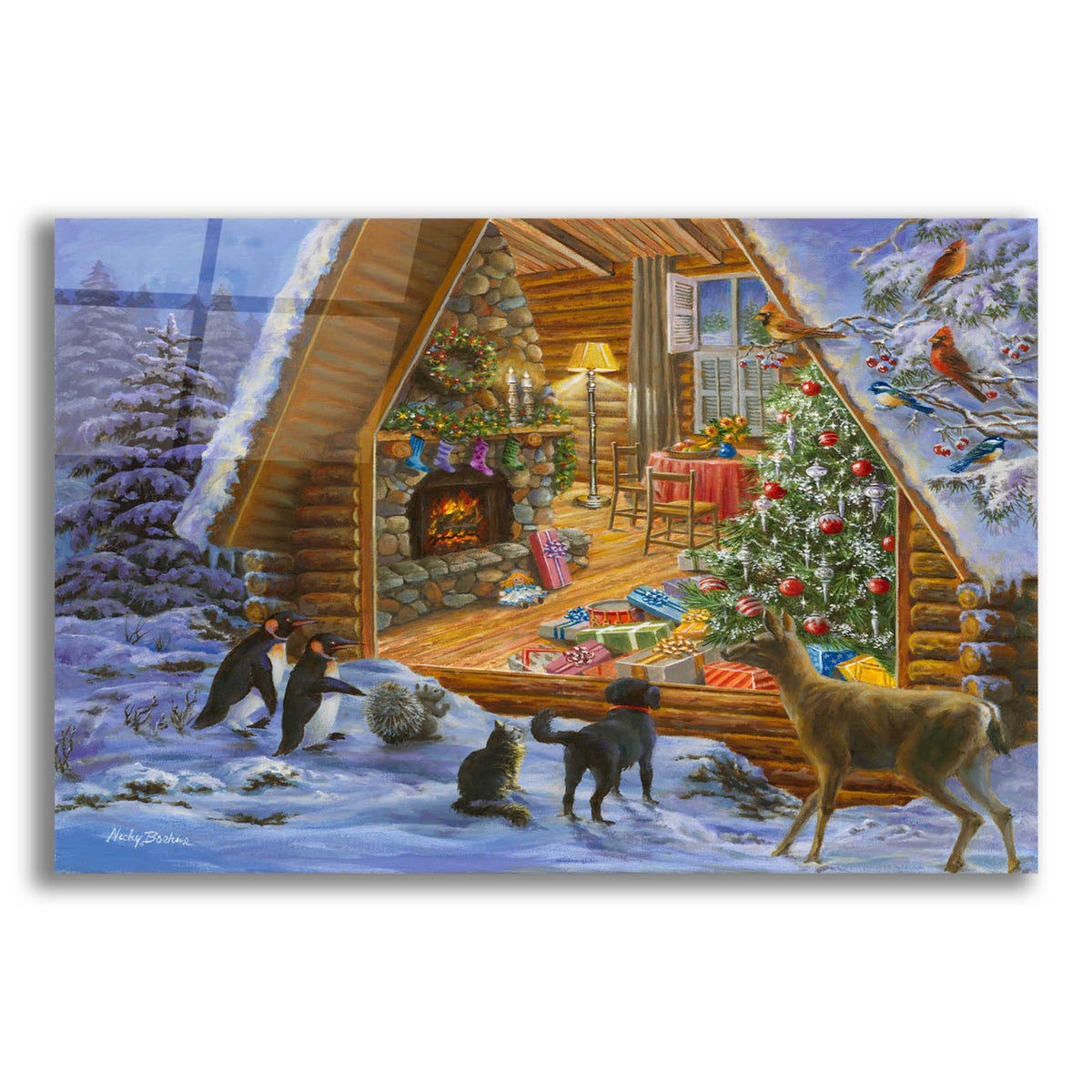 Epic Art 'Let’s Get Together' by Nicky Boehme, Acrylic Glass Wall Art