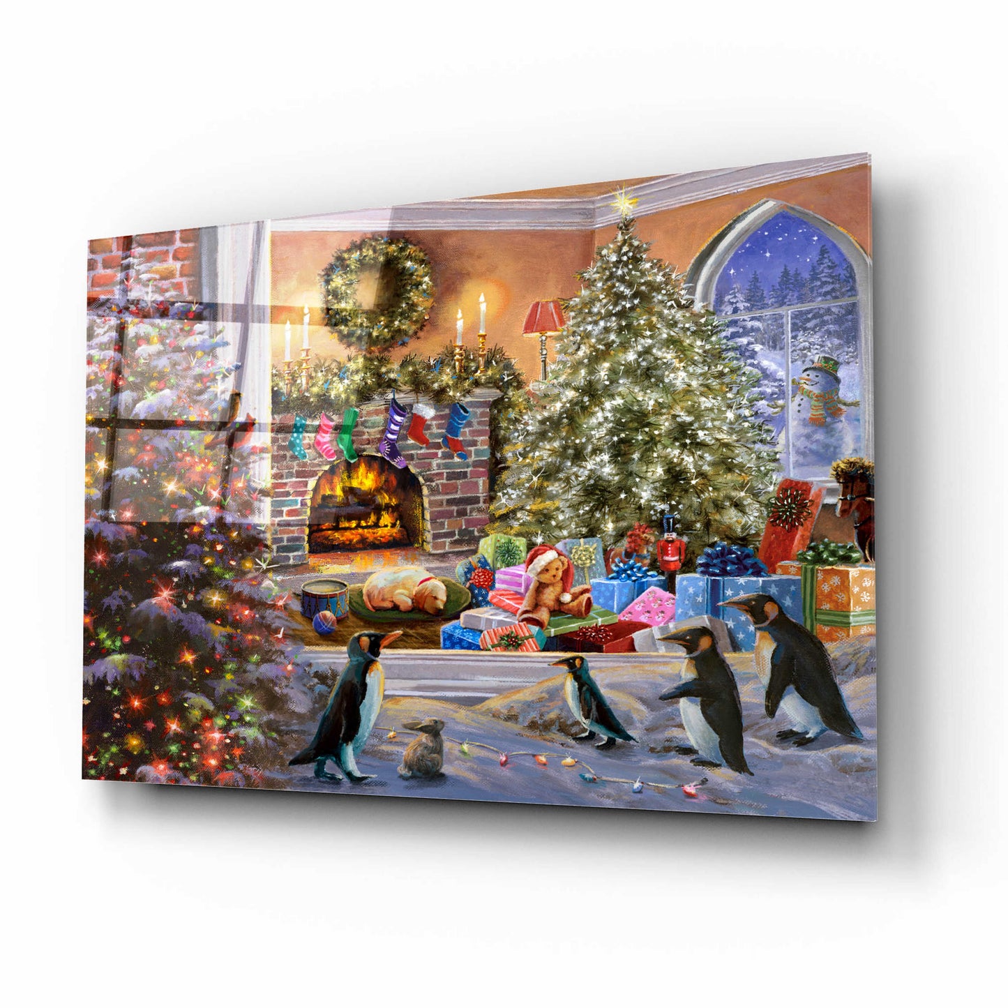 Epic Art 'A Magical View to Christmas' by Nicky Boehme, Acrylic Glass Wall Art,16x12