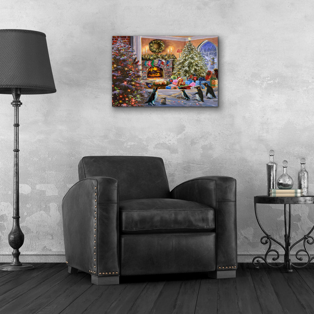 Epic Art 'A Magical View to Christmas' by Nicky Boehme, Acrylic Glass Wall Art,24x16