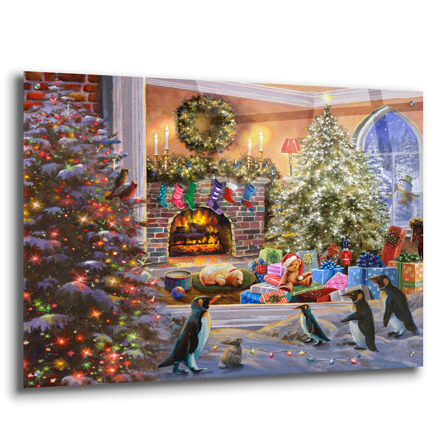Epic Art 'A Magical View to Christmas' by Nicky Boehme, Acrylic Glass Wall Art,36x24