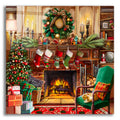 Epic Art 'Fireside Christmas' by Nicky Boehme, Acrylic Glass Wall Art