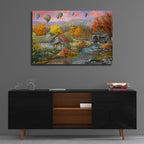 Epic Art 'Autumn Creek Mill' by Nicky Boehme, Acrylic Glass Wall Art,36x24