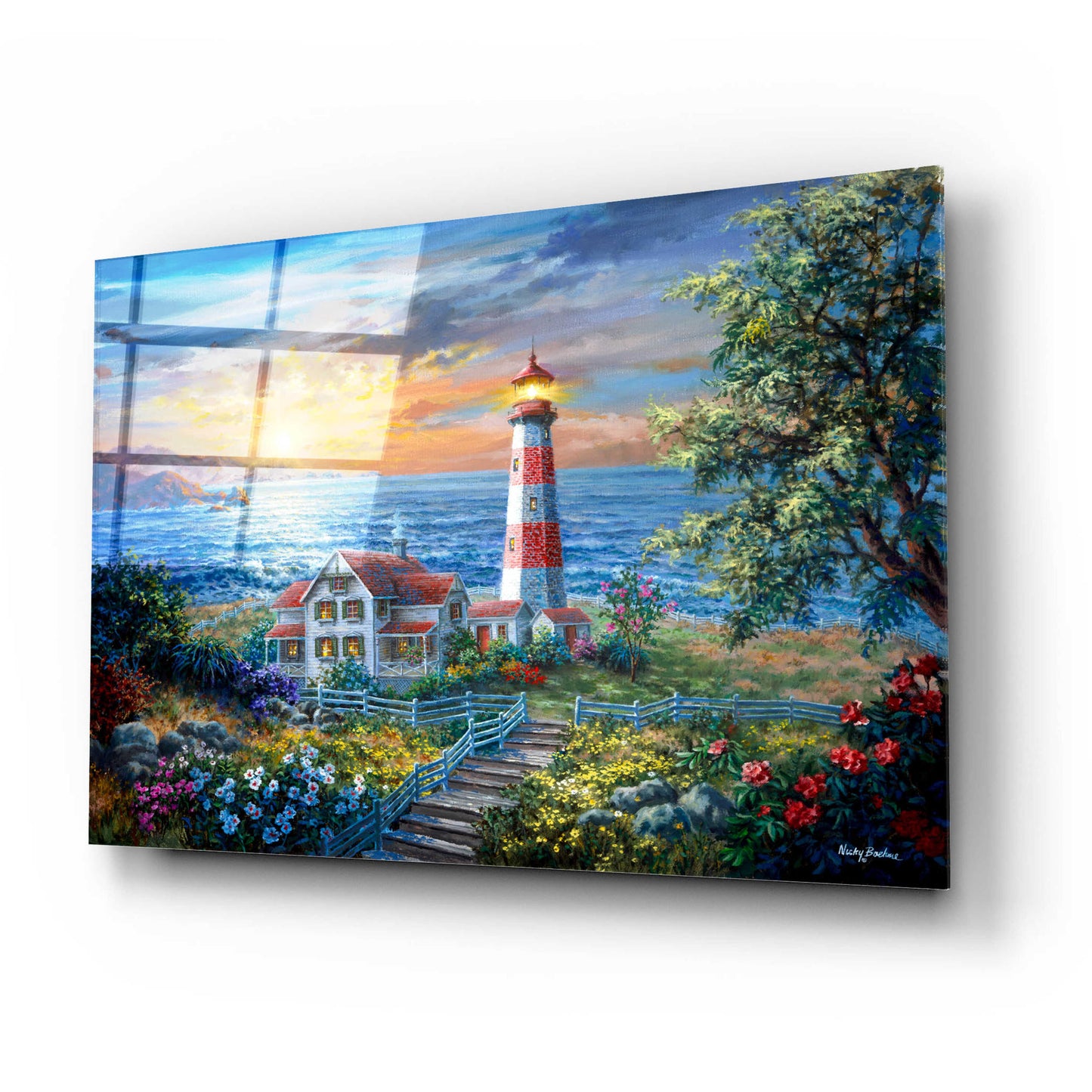 Epic Art 'Enchantment' by Nicky Boehme, Acrylic Glass Wall Art,24x16